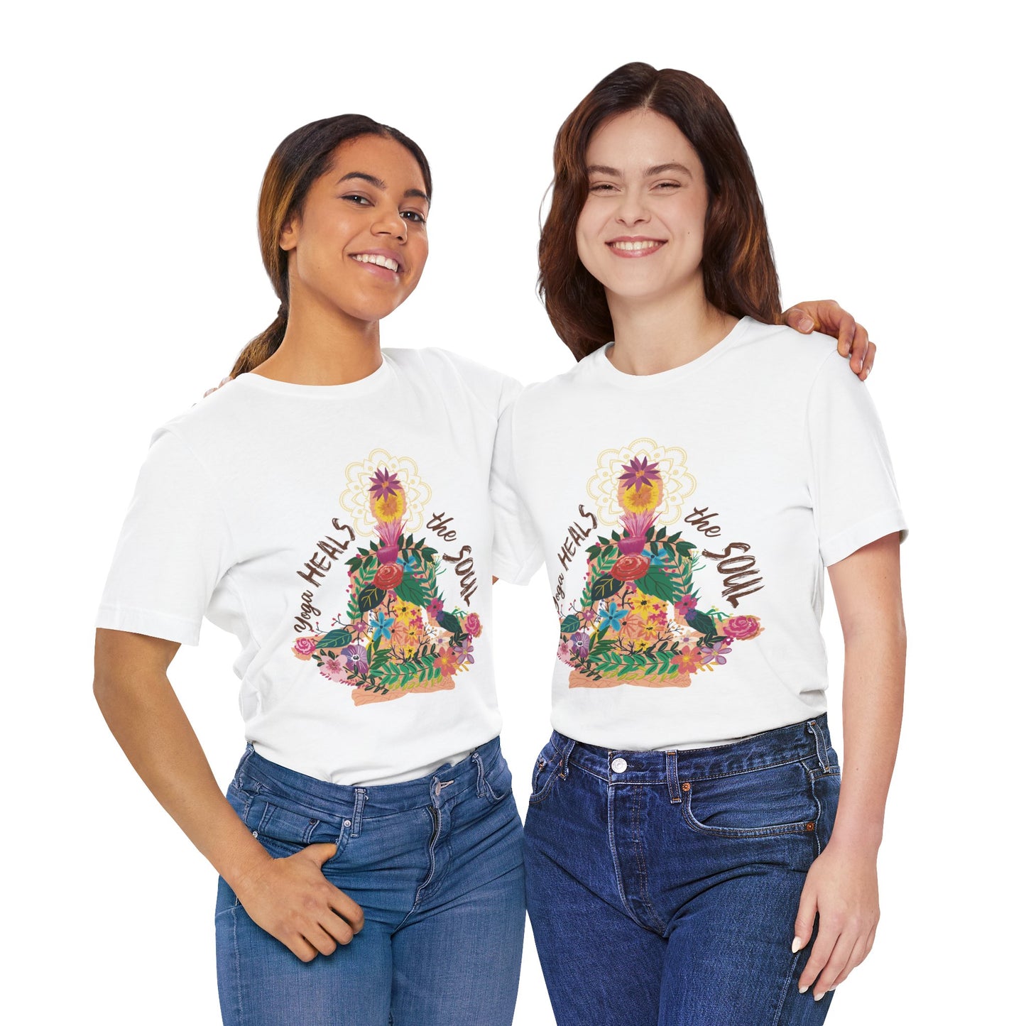 Yoga Heals The Soul Graphic T-shirt