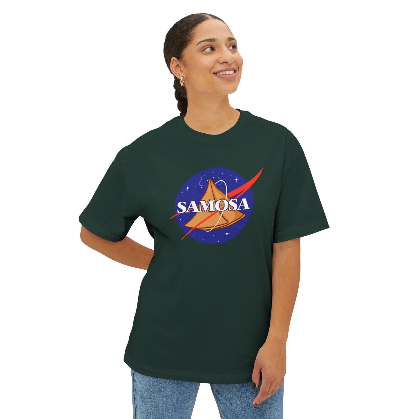 Nasa-Samosa Oversized Tee