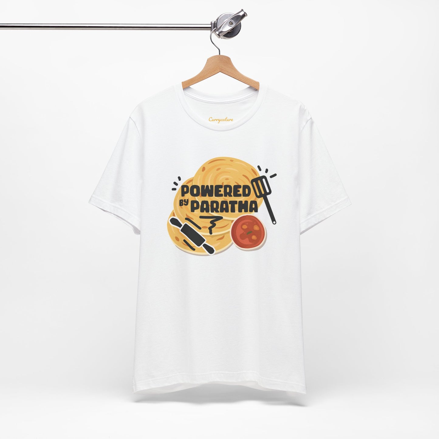 Powered by Paratha Graphic T-shirt