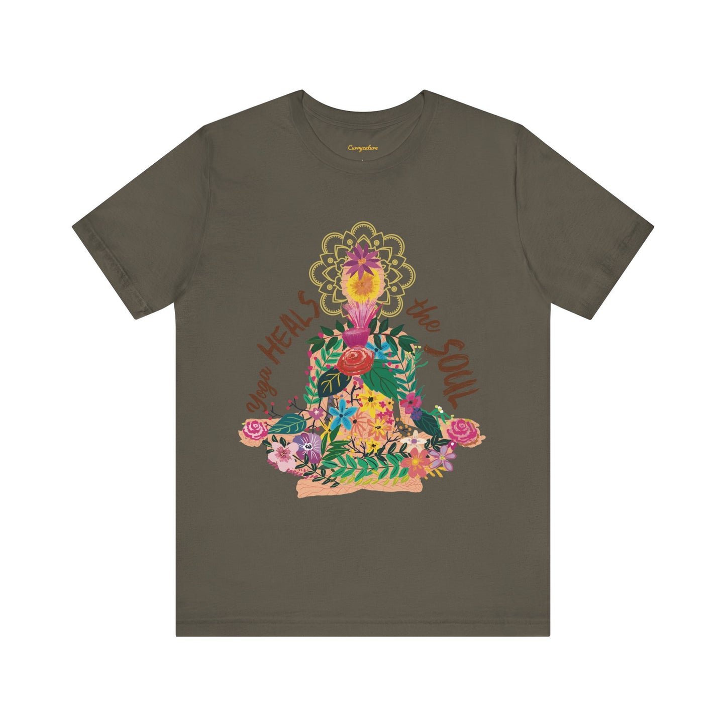 Yoga Heals The Soul Graphic T-shirt