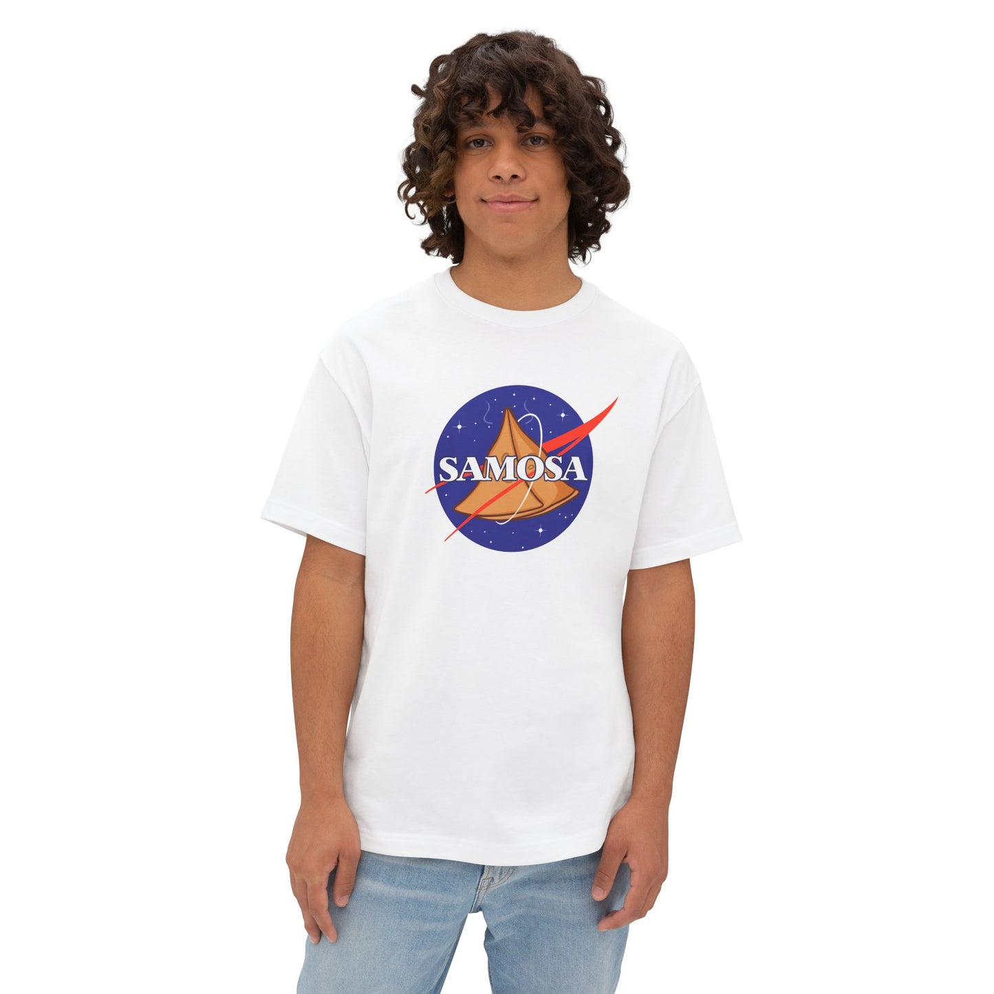Nasa-Samosa Oversized Tee