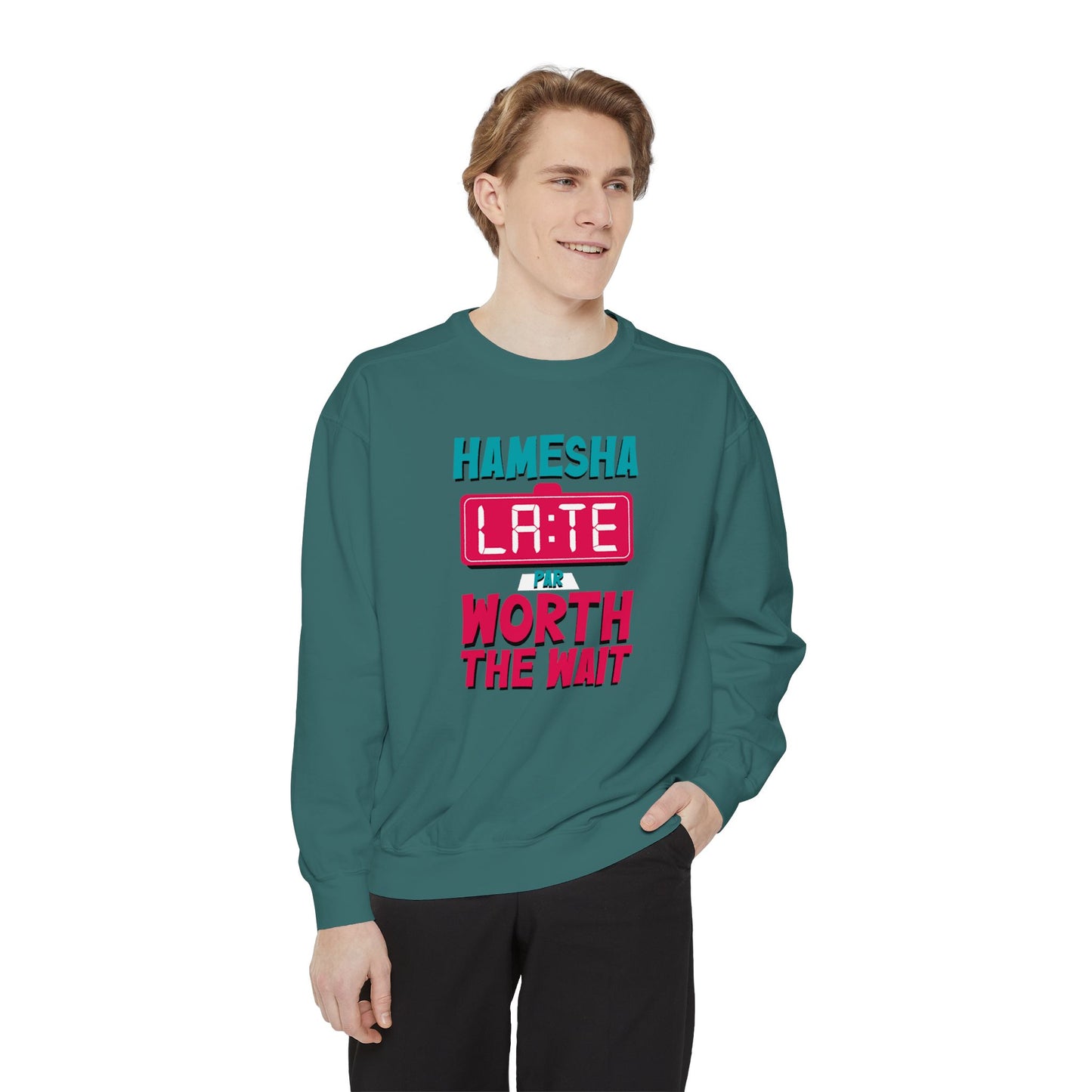 Hamesha Late Garment-Dyed Sweatshirt