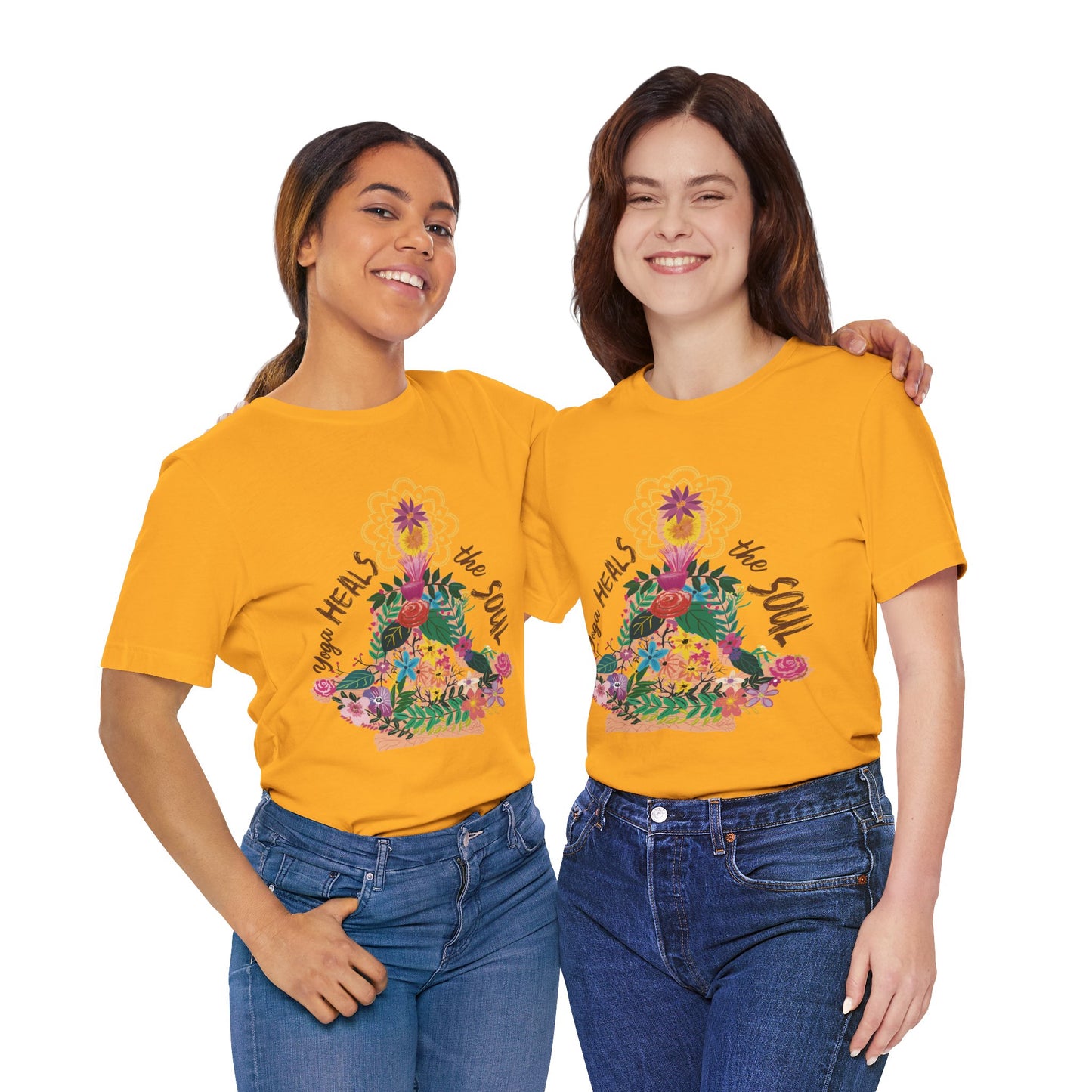 Yoga Heals The Soul Graphic T-shirt