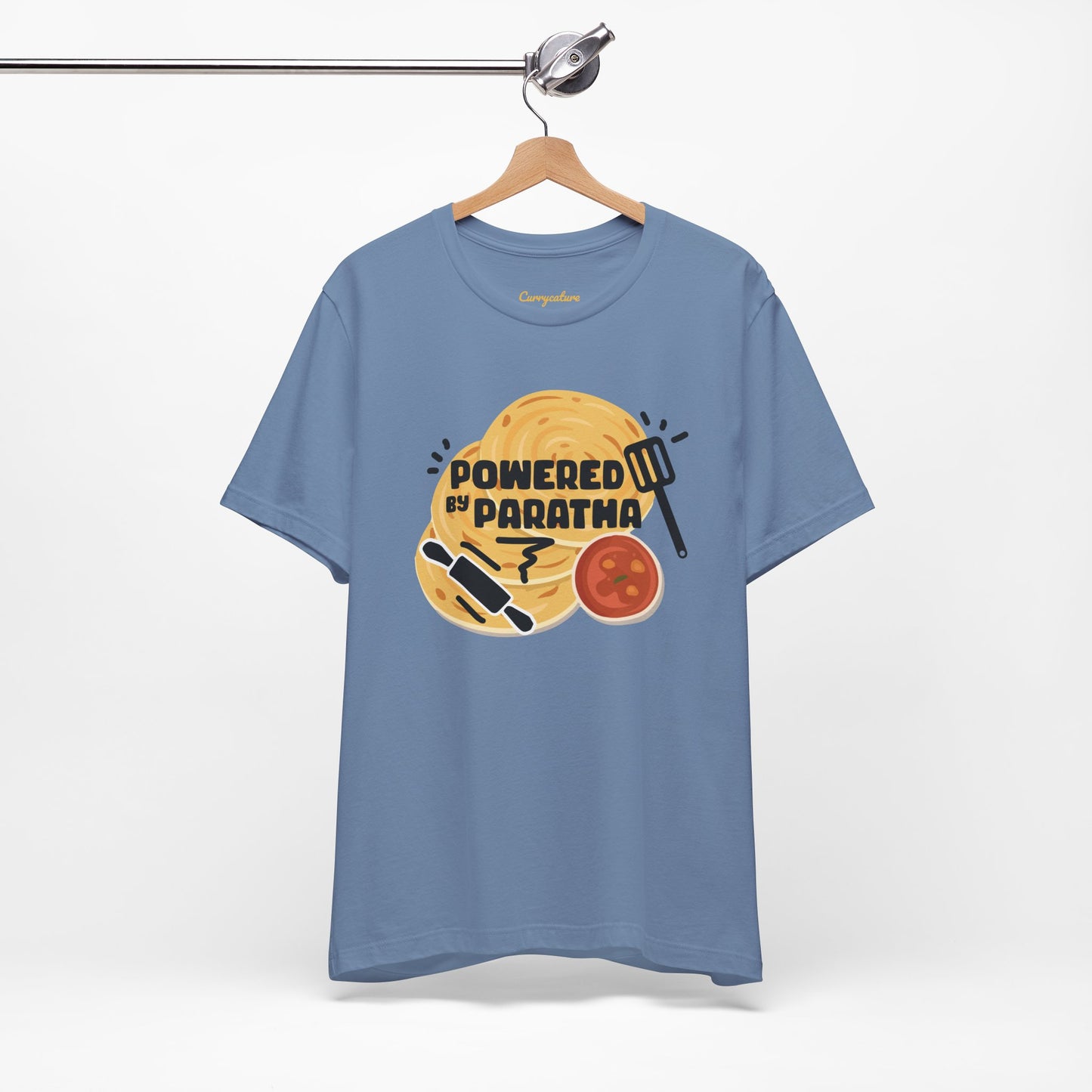 Powered by Paratha Graphic T-shirt