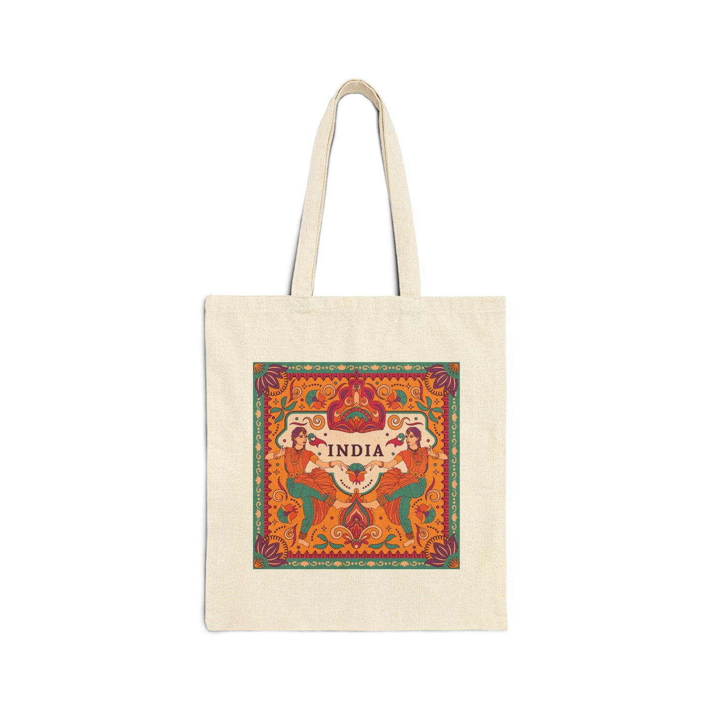 India Canvas Tote Bag - Currycature 🇺🇸