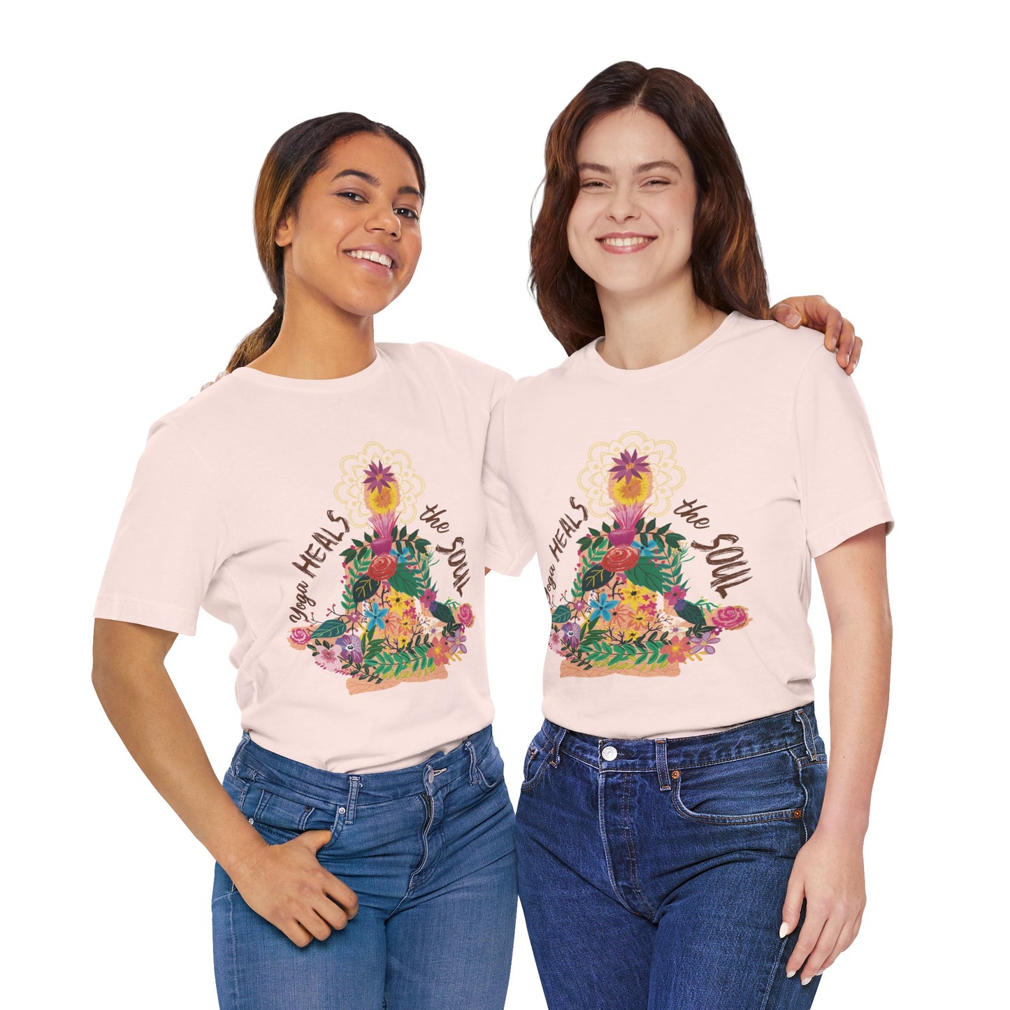 Yoga Heals The Soul Graphic T-shirt