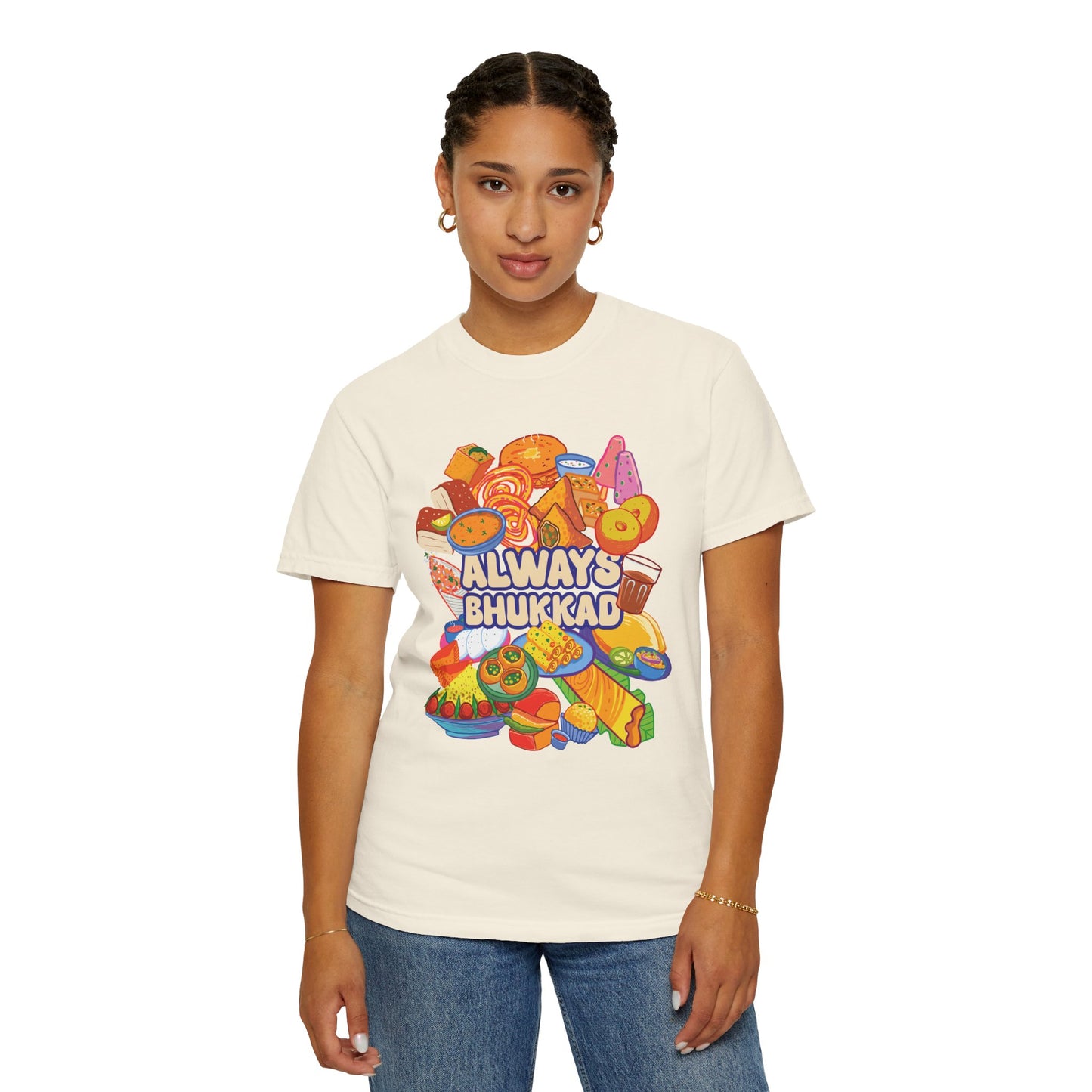 Always Bhukkad unisex graphic tee