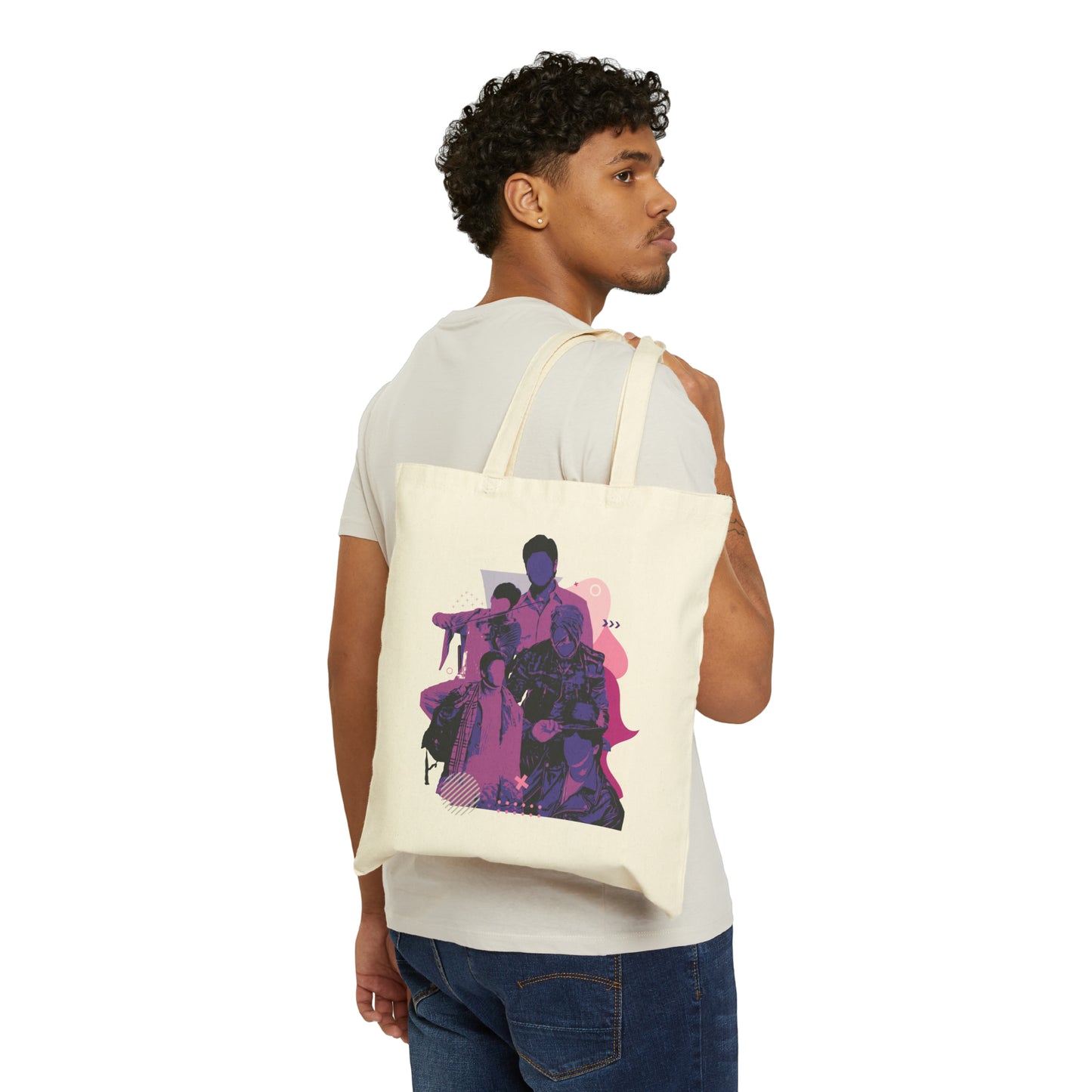 SRK Collage Canvas Tote Bag - Currycature 🇺🇸