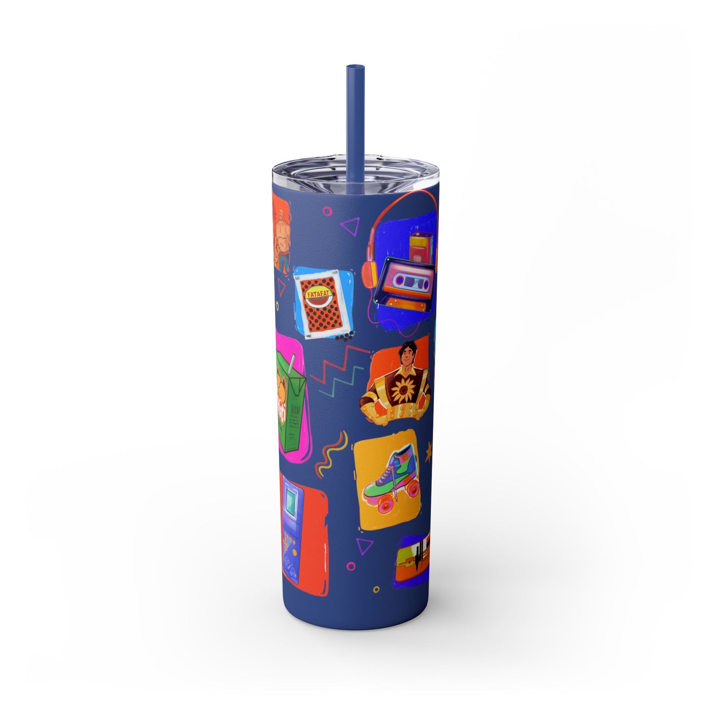 Good old memories Skinny Tumbler with Straw, 20oz