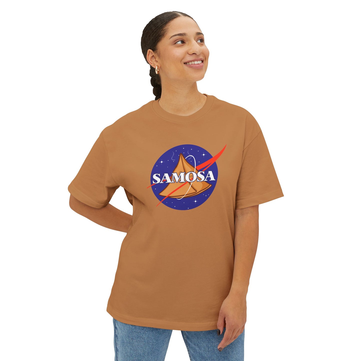 Nasa-Samosa Oversized Tee