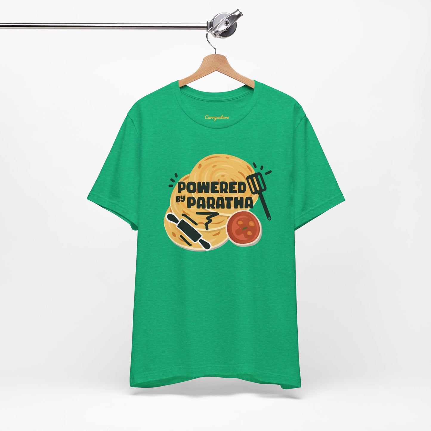Powered by Paratha Graphic T-shirt