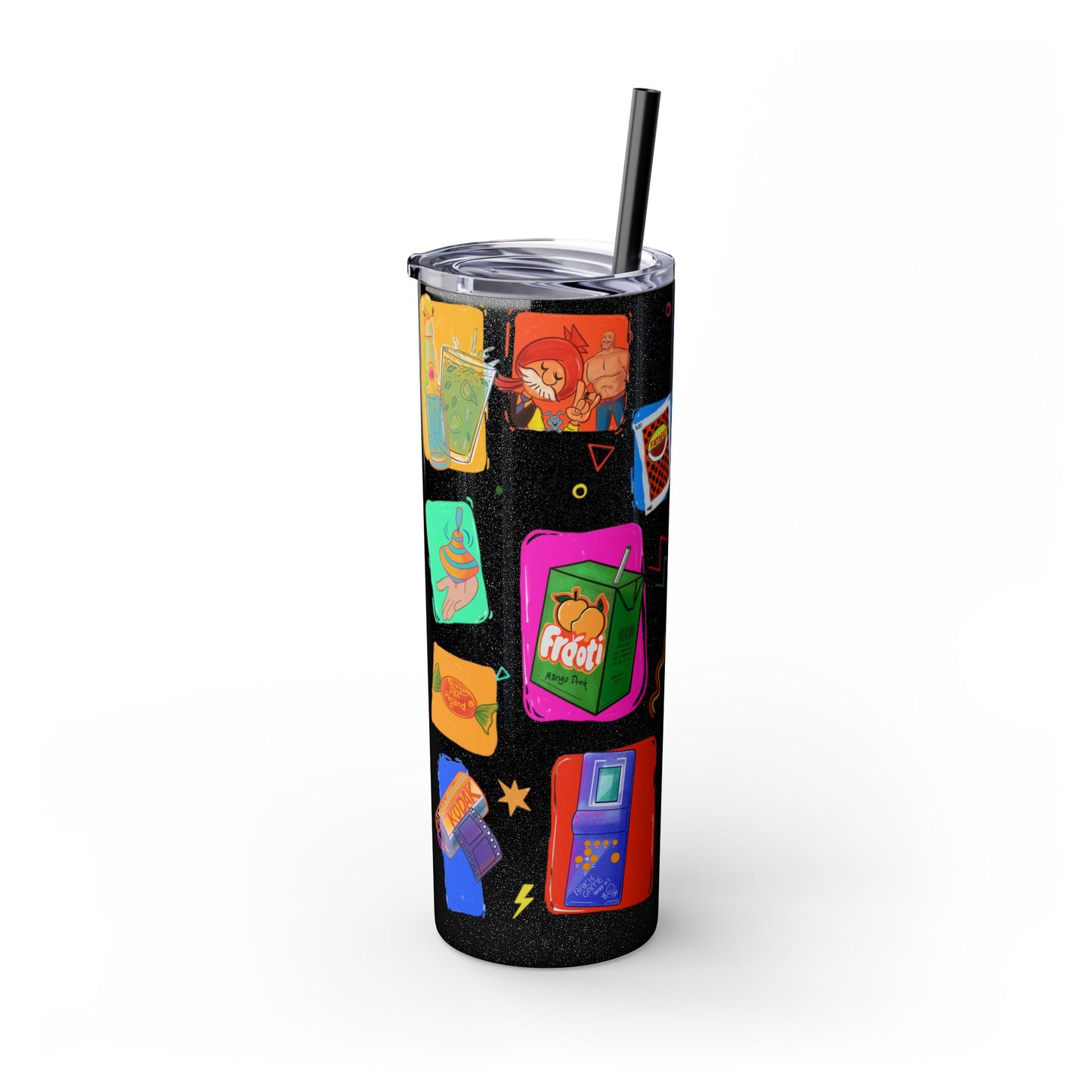 Good old memories Skinny Tumbler with Straw, 20oz