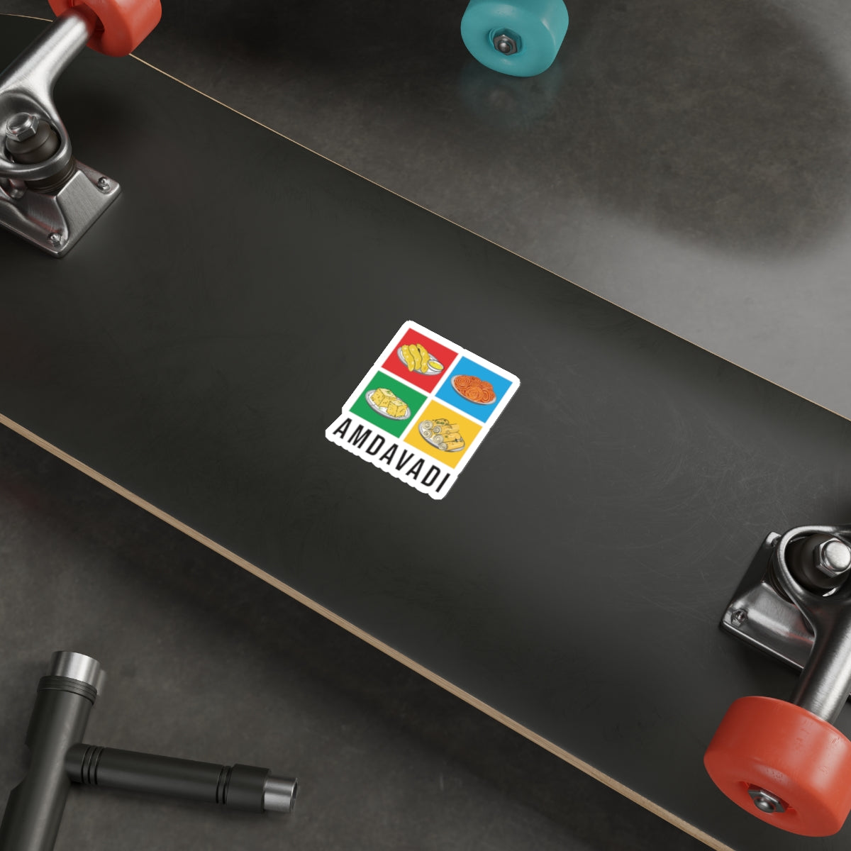 Amdavadi Die-Cut Sticker - Currycature 🇺🇸