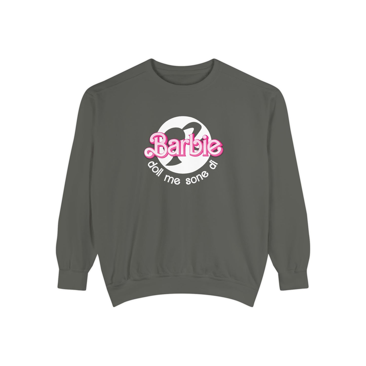 Barbie Doll Garment-Dyed Sweatshirt