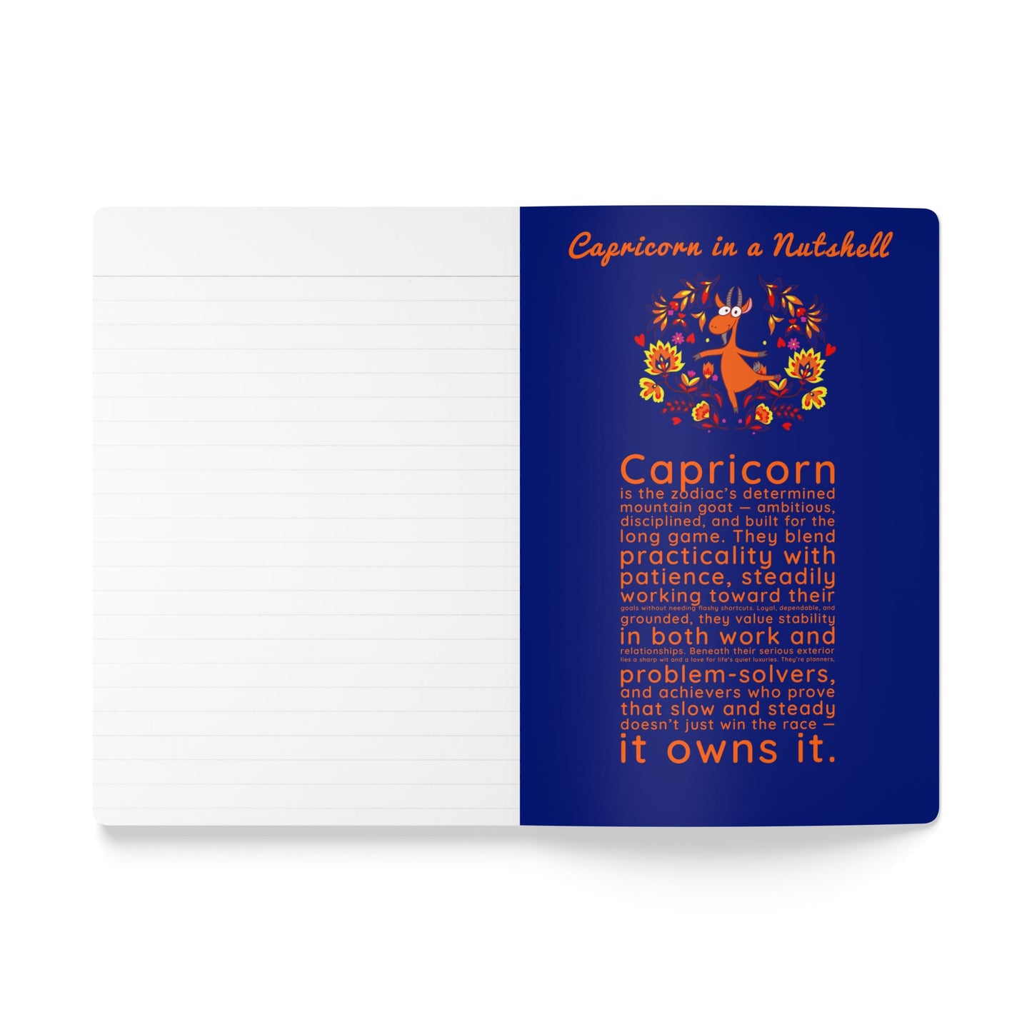 Capricorn Softcover Journal