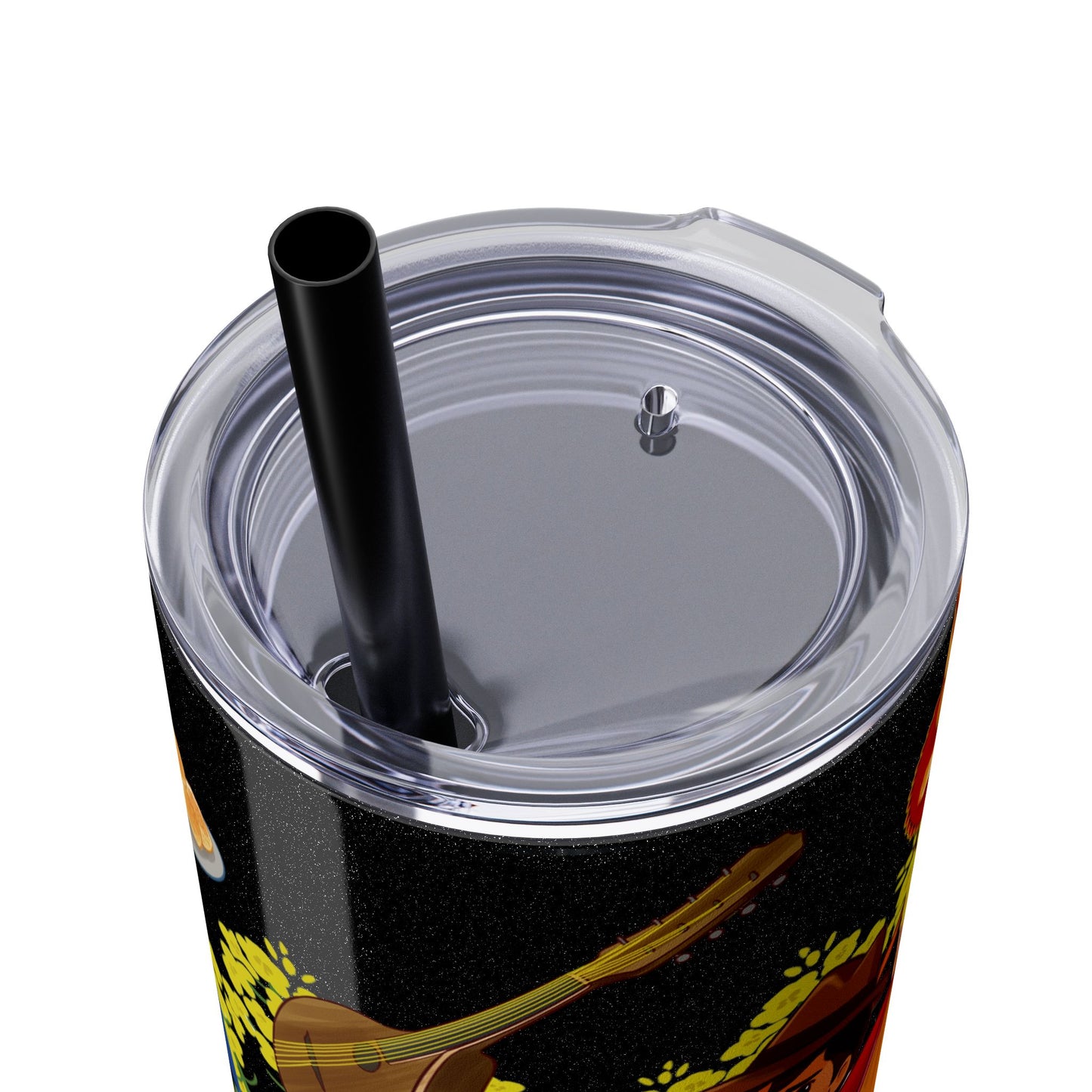 DDLJ Skinny Tumbler with Straw, 20oz