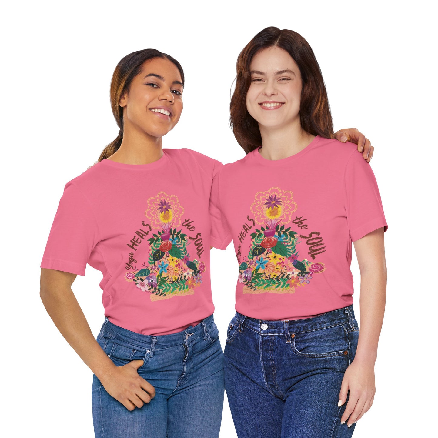 Yoga Heals The Soul Graphic T-shirt
