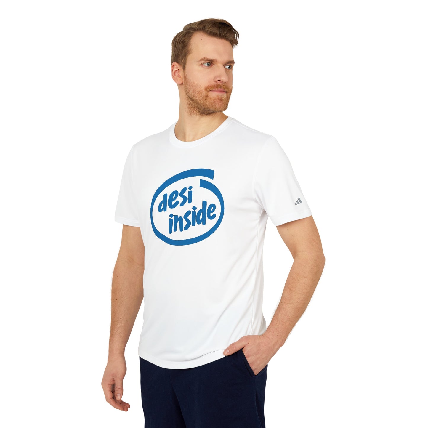 Desi Inside adidas® Unisex Sport T-shirt - Currycature 🇺🇸