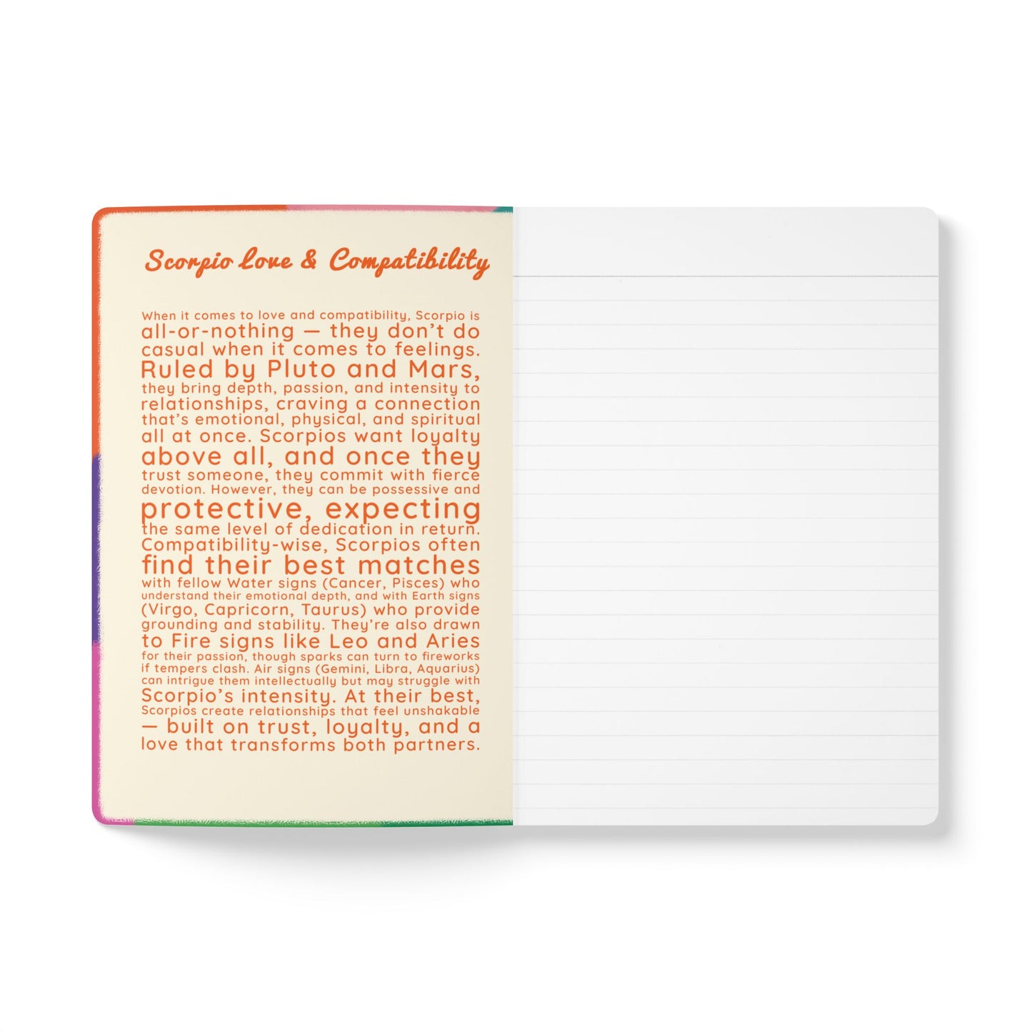 SCORPIO Softcover Journal