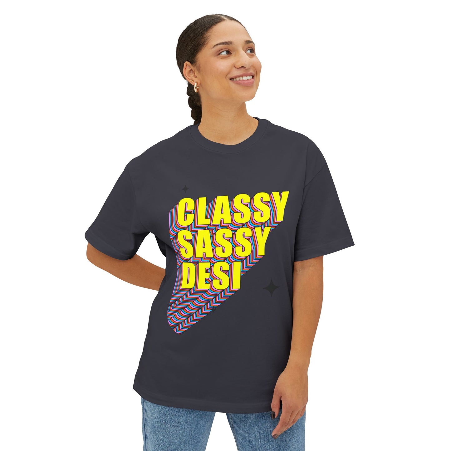 Classy Sassy Desi Oversized Tee
