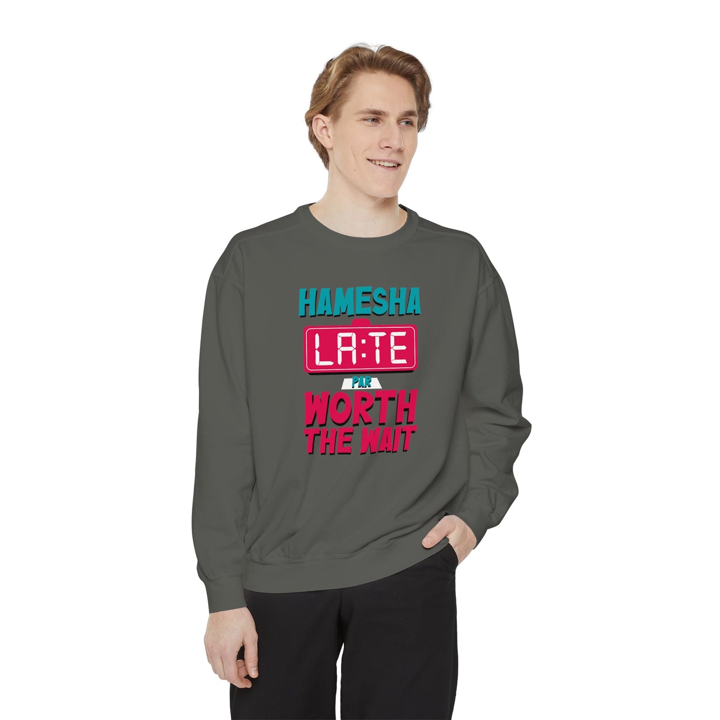 Hamesha Late Garment-Dyed Sweatshirt