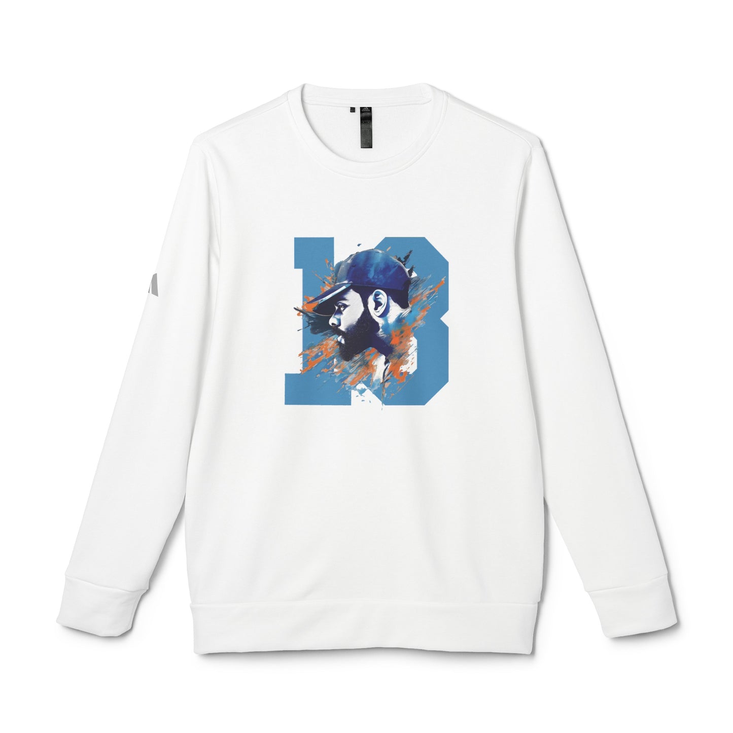 Kohli 18 adidas® Unisex Fleece Crewneck Sweatshirt - Currycature 🇺🇸
