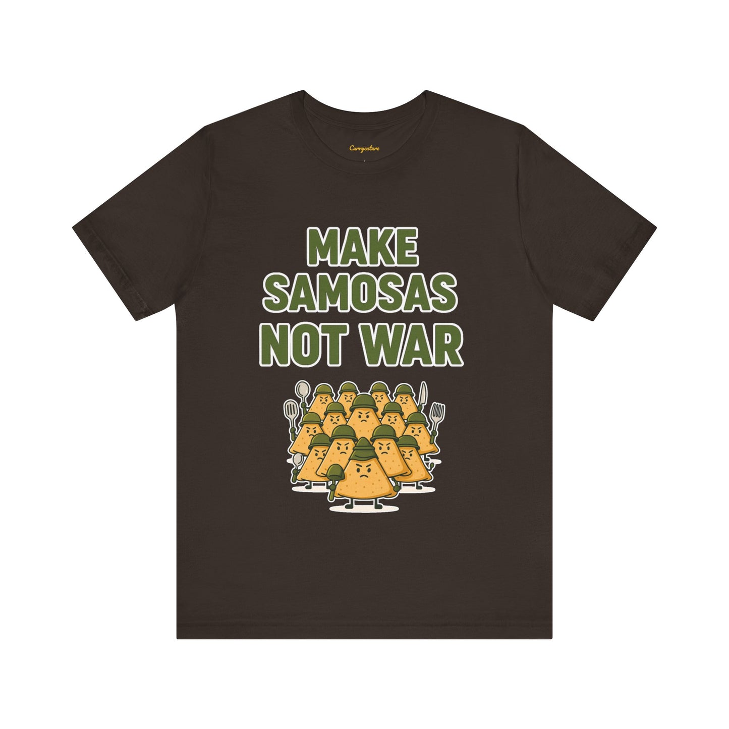 Make Samosas Not War Graphic T-shirt