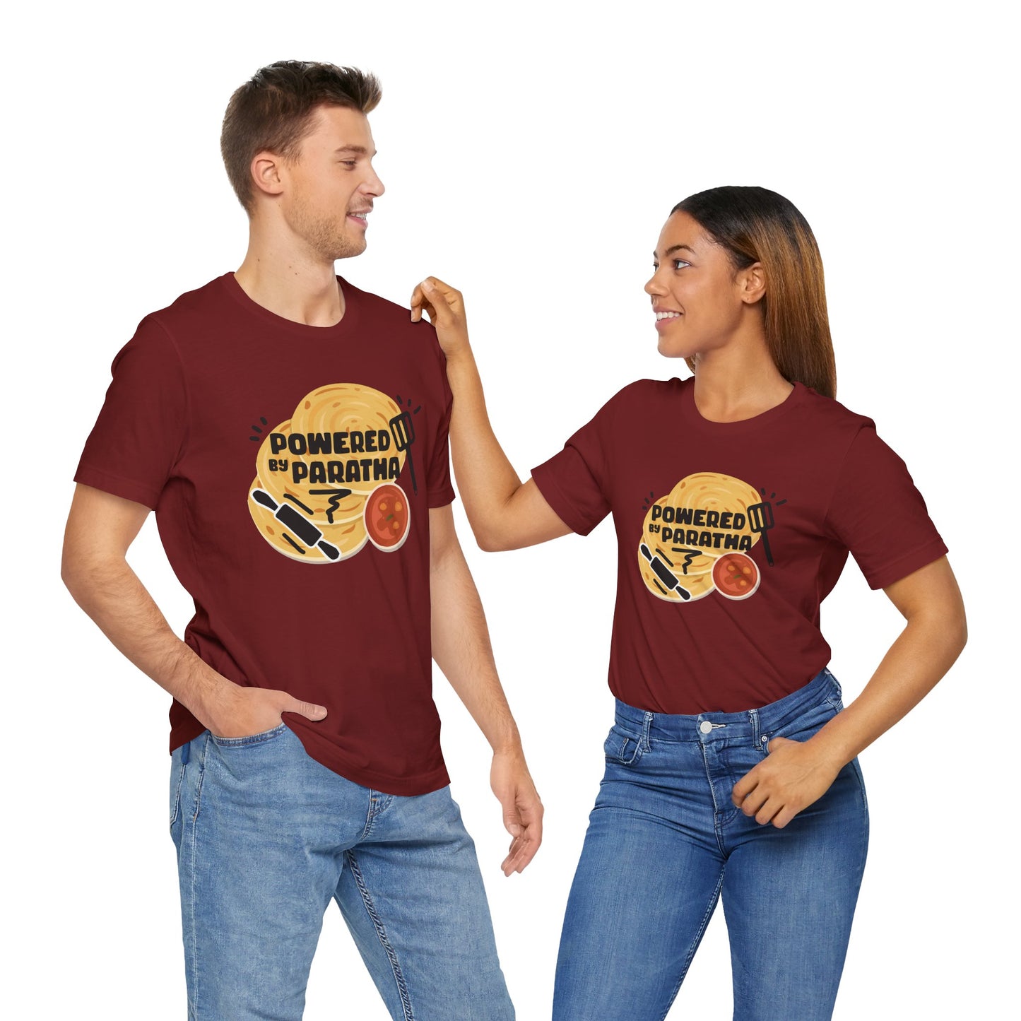 Powered by Paratha Graphic T-shirt