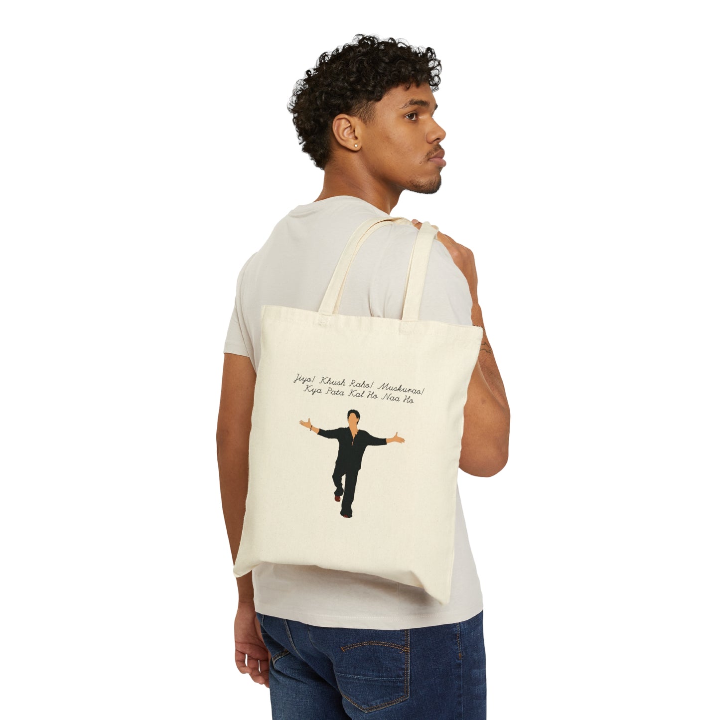 Kal ho na ho Cotton Canvas Tote Bag - Currycature 🇺🇸