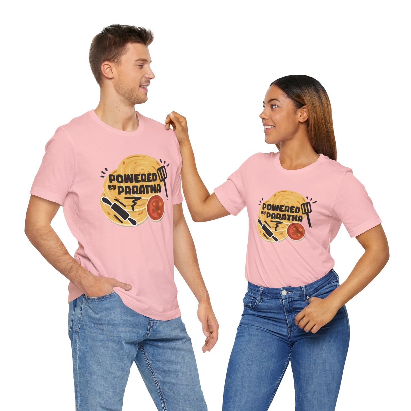 Powered by Paratha Graphic T-shirt