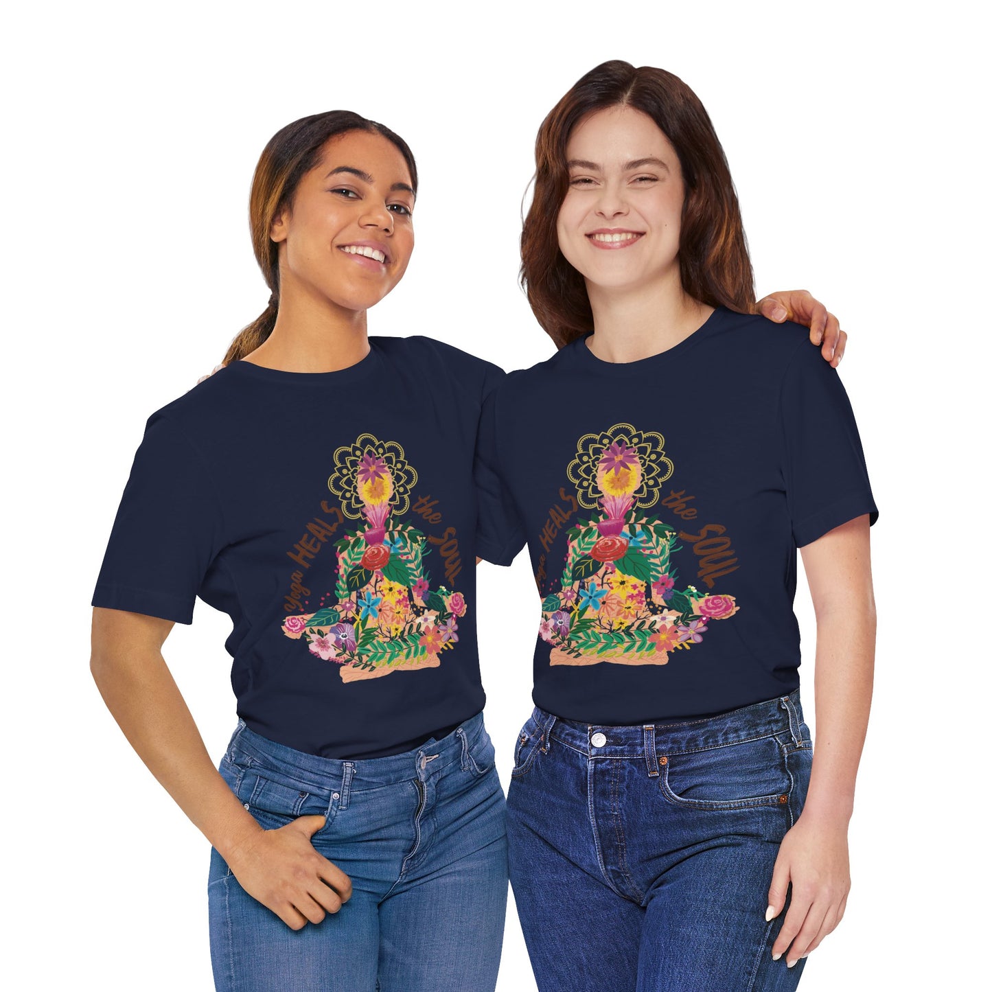 Yoga Heals The Soul Graphic T-shirt
