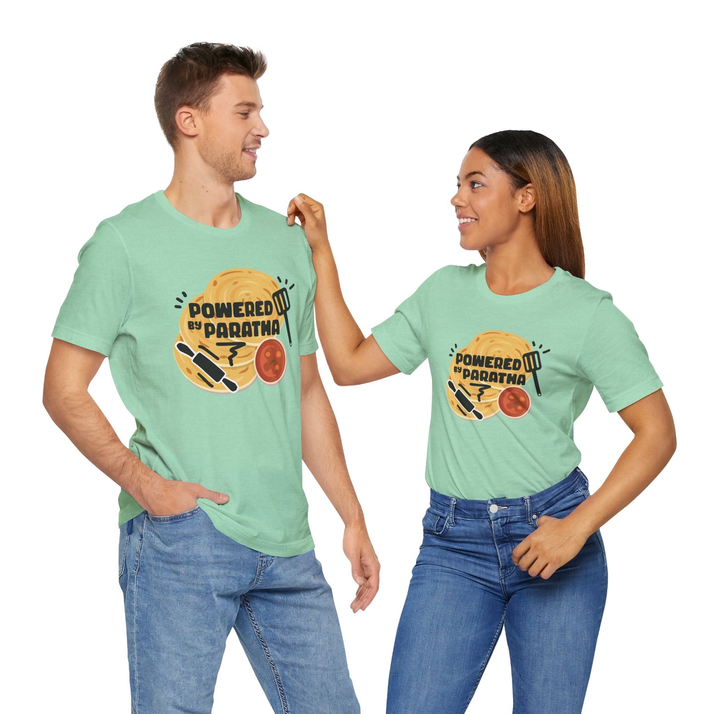 Powered by Paratha Graphic T-shirt