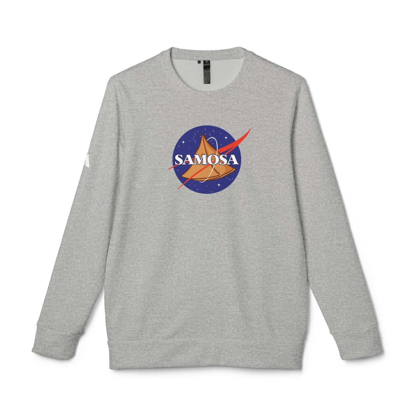 Samosa adidas® Unisex Fleece Crewneck Sweatshirt - Currycature 🇺🇸