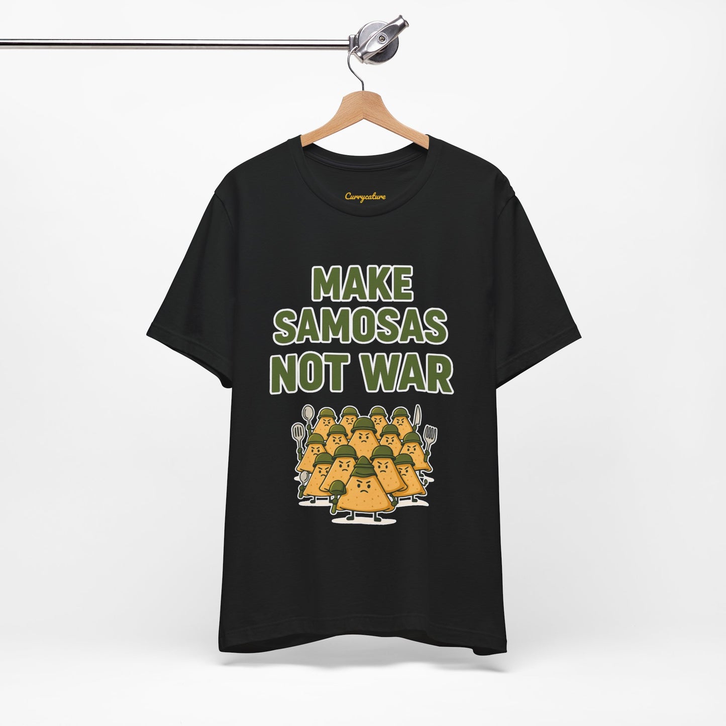Make Samosas Not War Graphic T-shirt