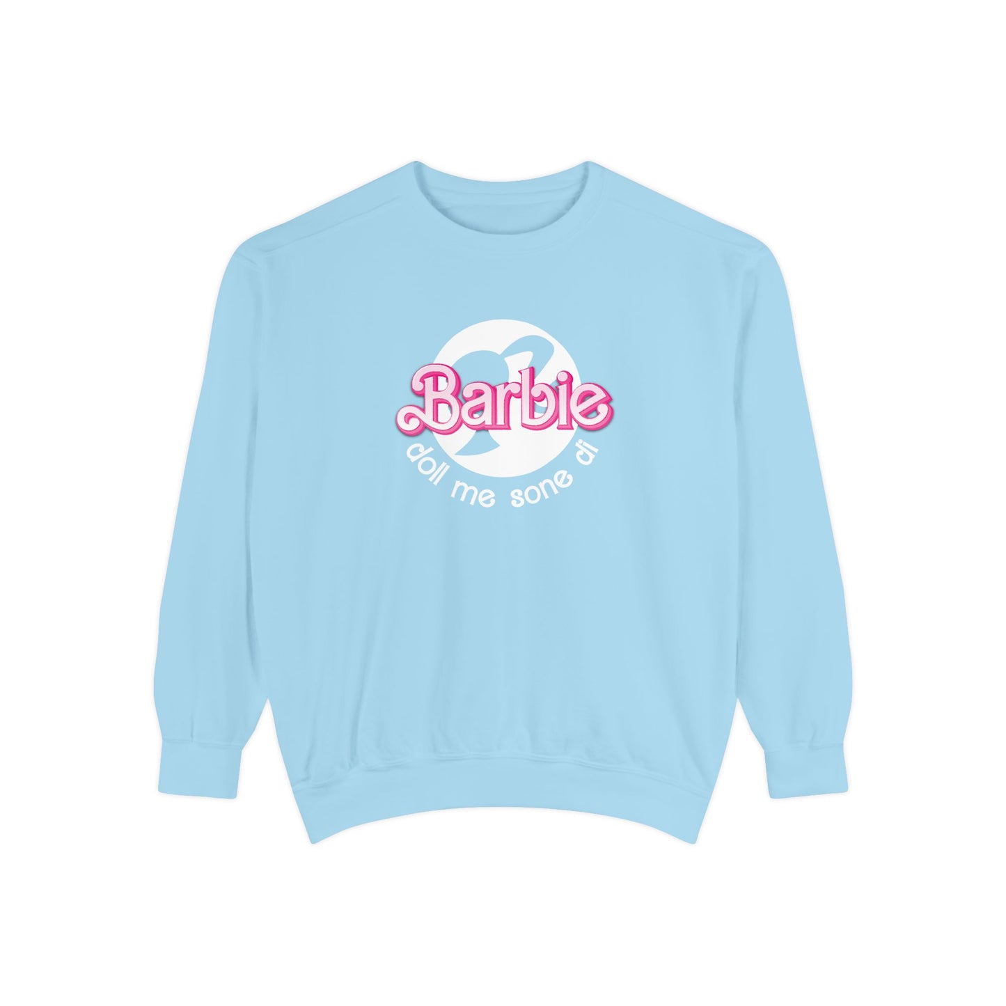 Barbie Doll Garment-Dyed Sweatshirt