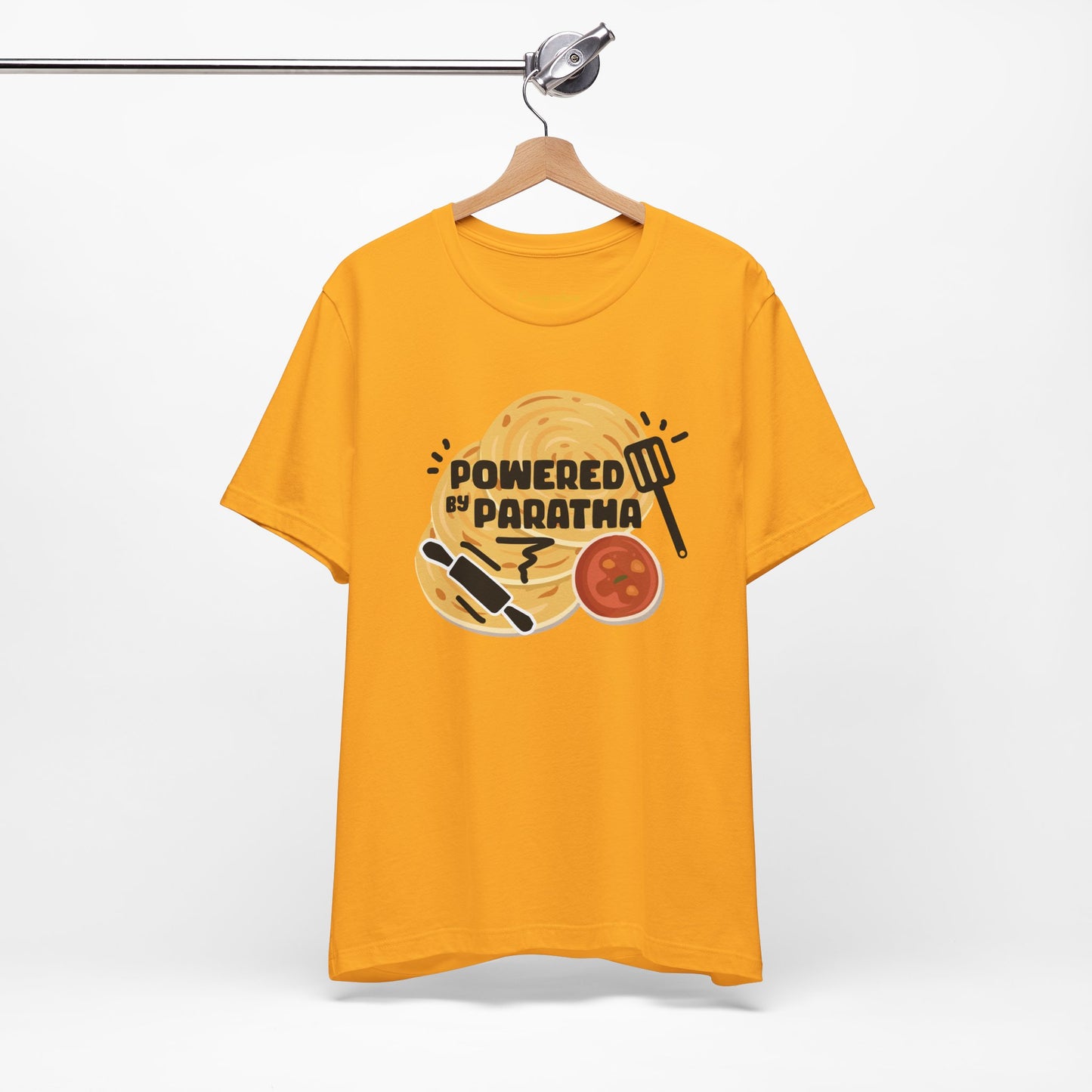 Powered by Paratha Graphic T-shirt