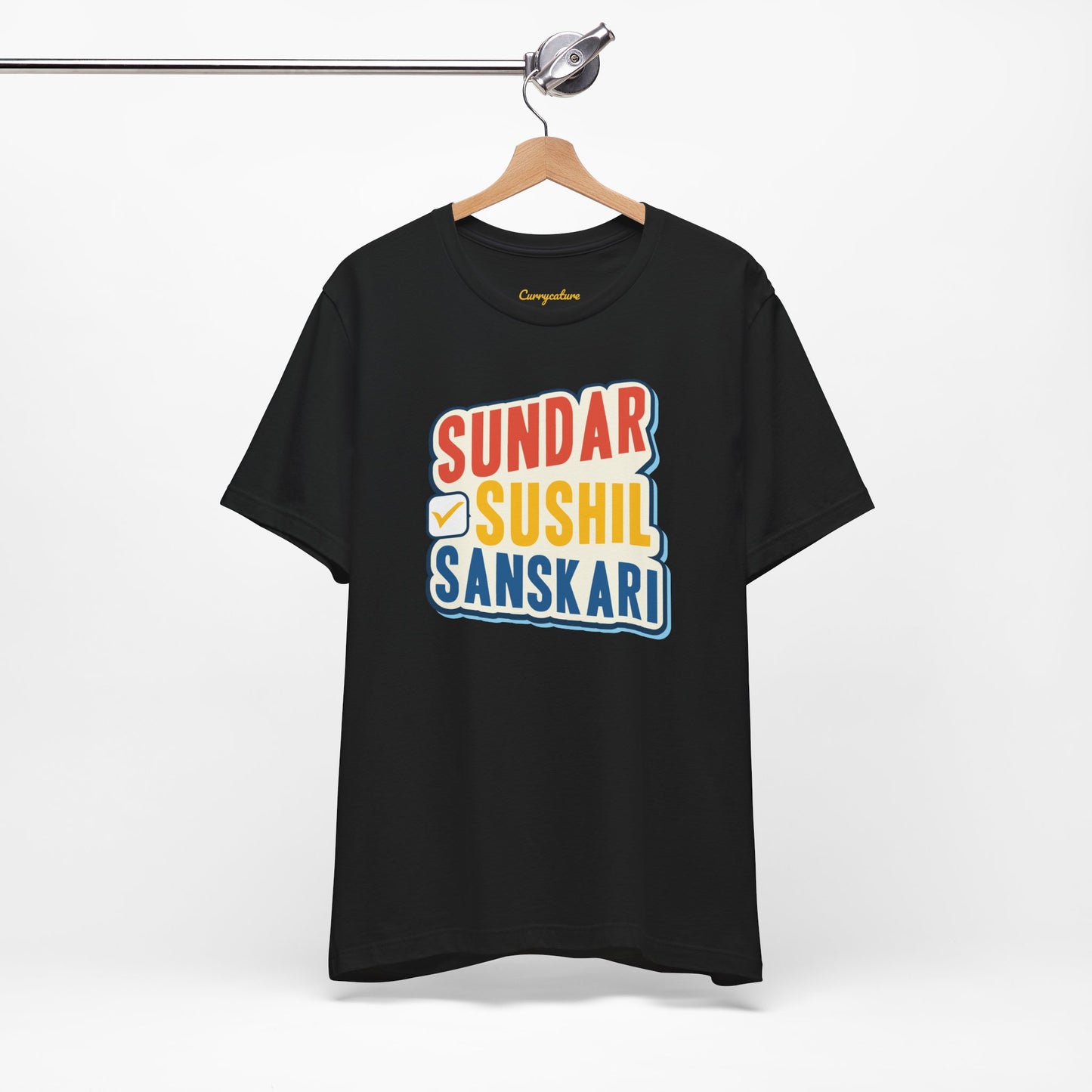 Sundar Sushil Sanskari Graphic T-shirt