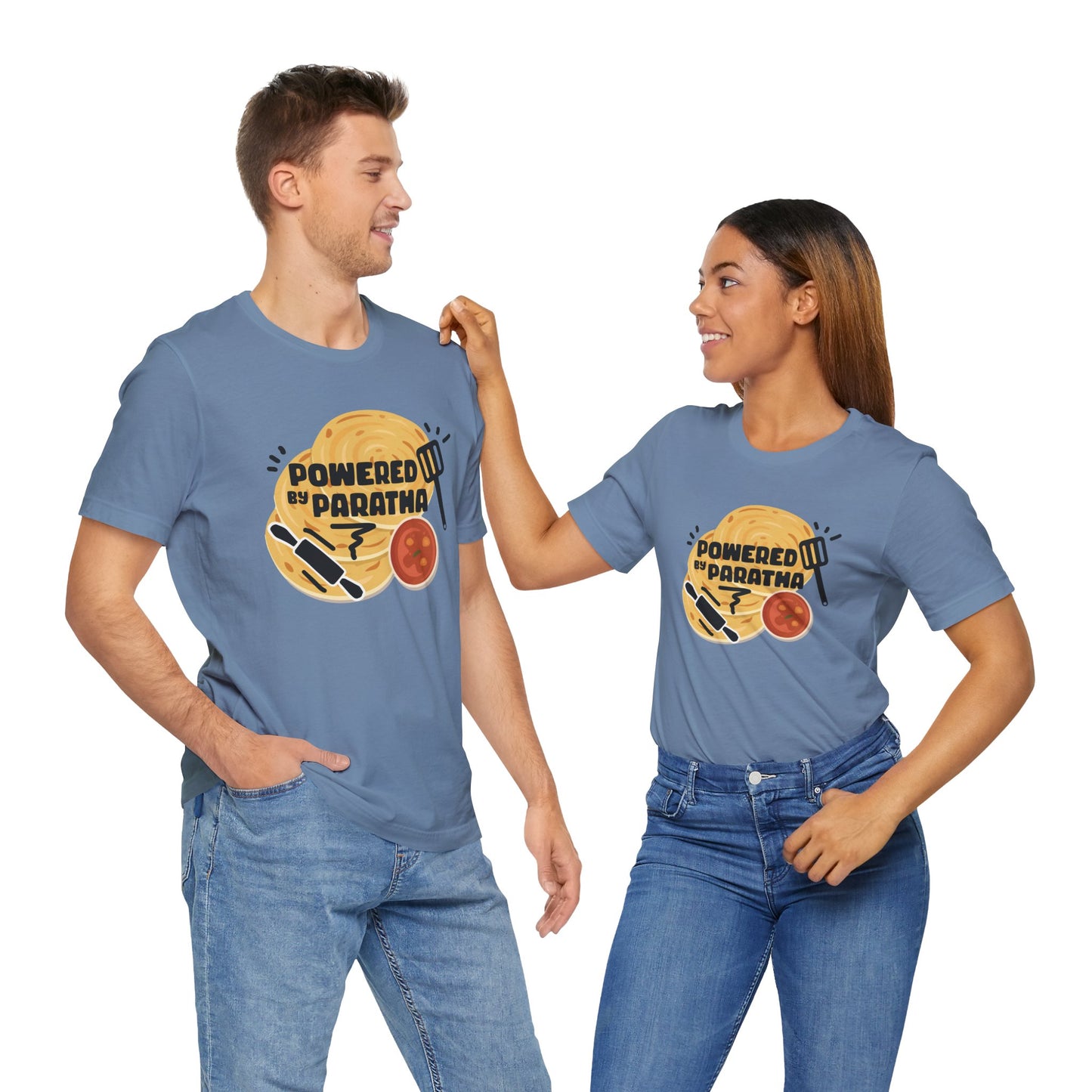Powered by Paratha Graphic T-shirt