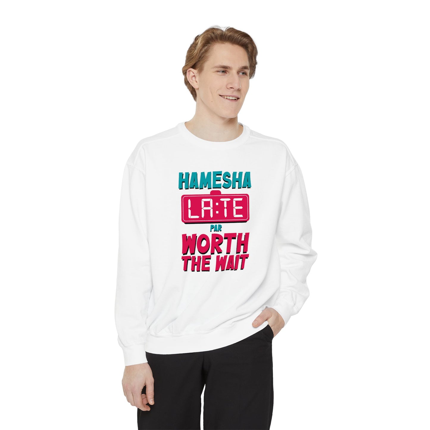 Hamesha Late Garment-Dyed Sweatshirt