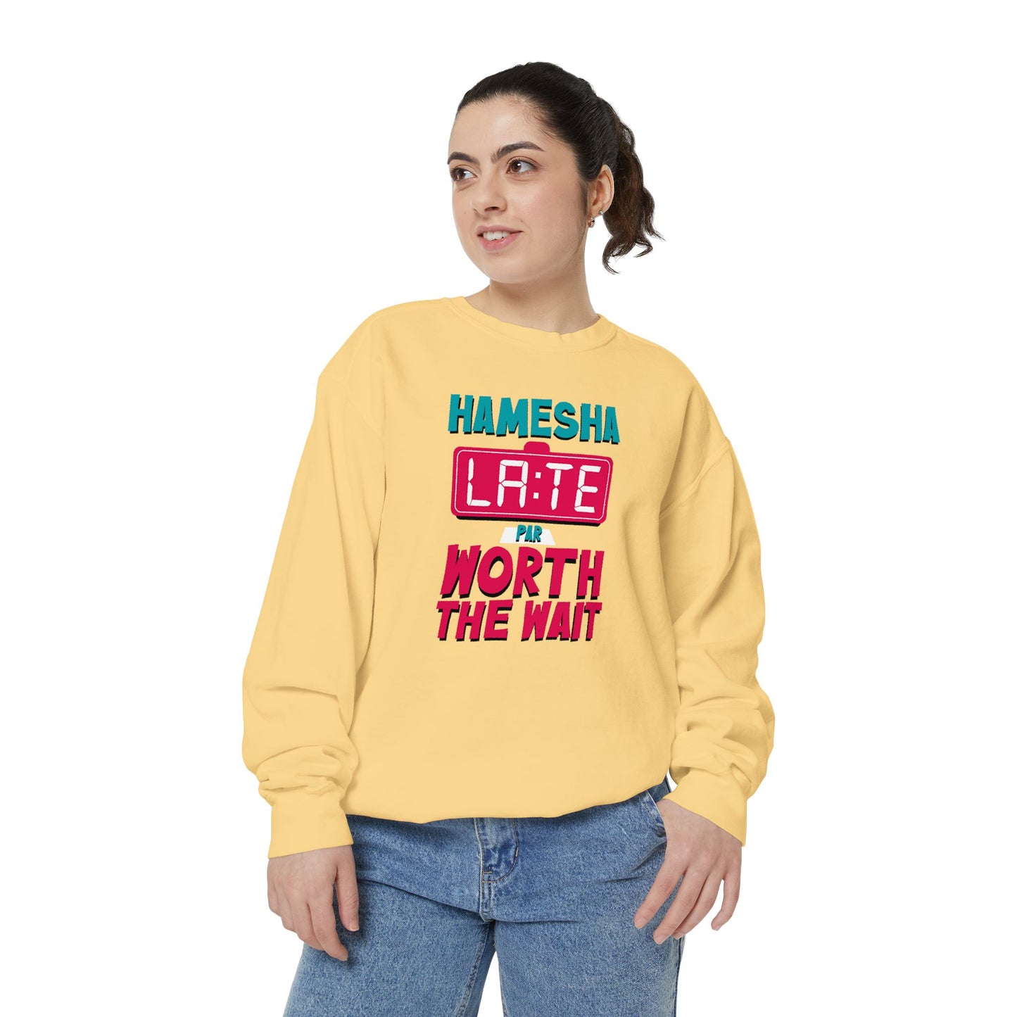 Hamesha Late Garment-Dyed Sweatshirt