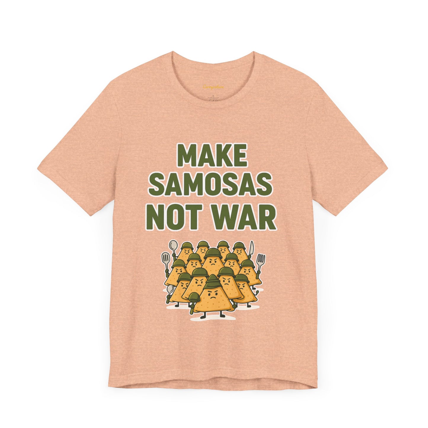Make Samosas Not War Graphic T-shirt