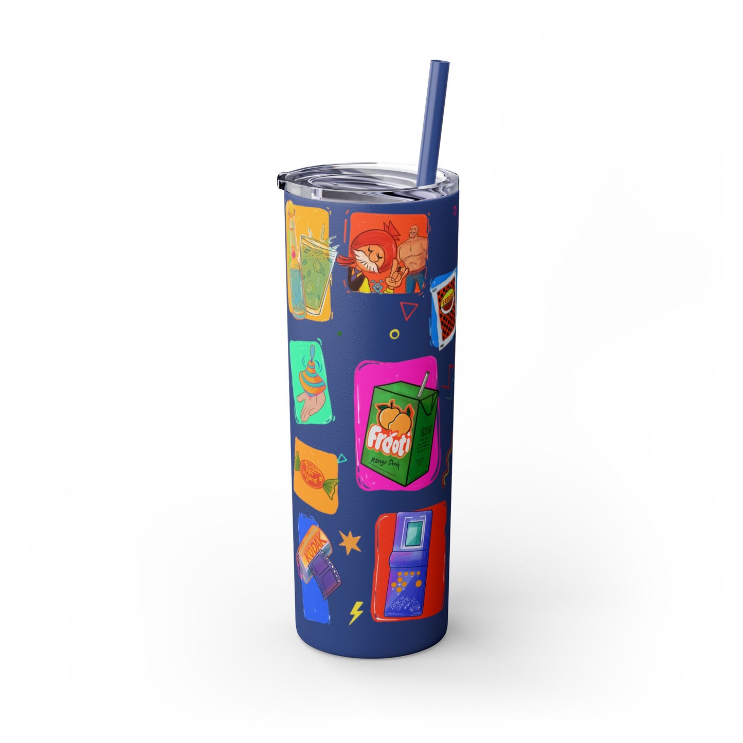 Good old memories Skinny Tumbler with Straw, 20oz
