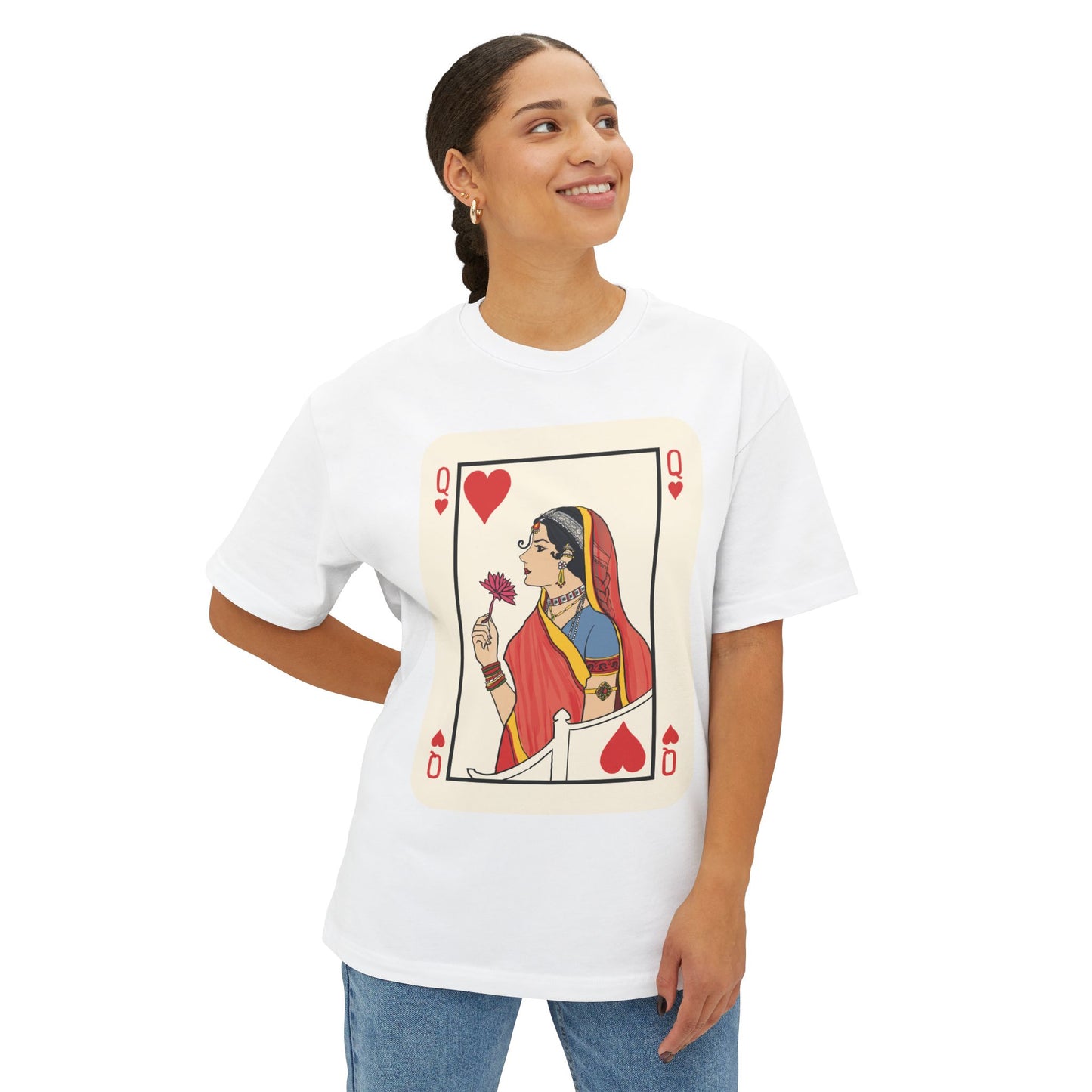 Queen of Hearts Oversized Tee