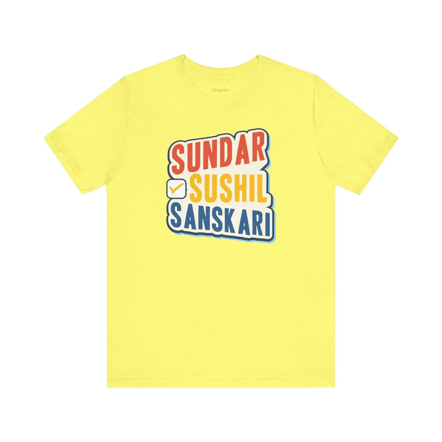 Sundar Sushil Sanskari Graphic T-shirt