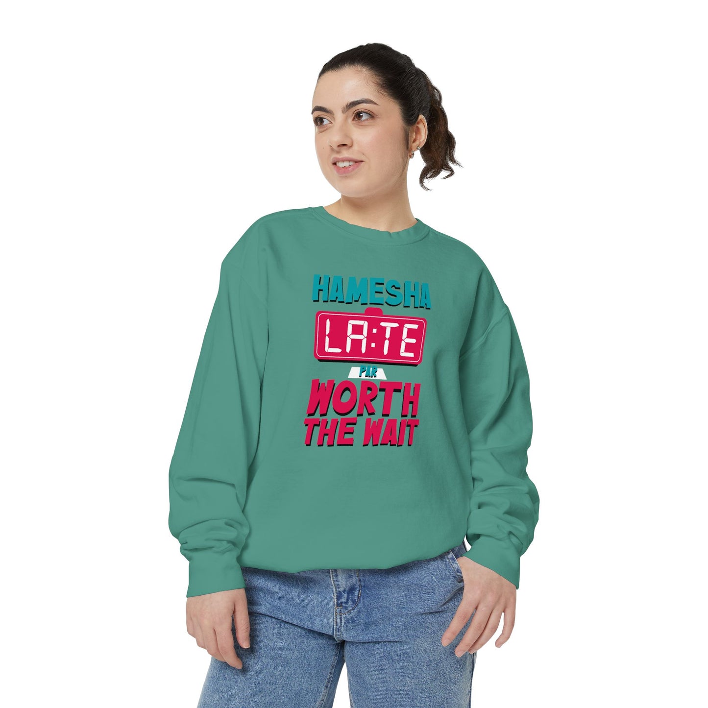 Hamesha Late Garment-Dyed Sweatshirt
