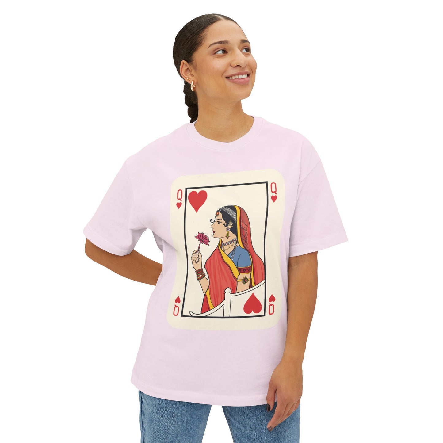 Queen of Hearts Oversized Tee