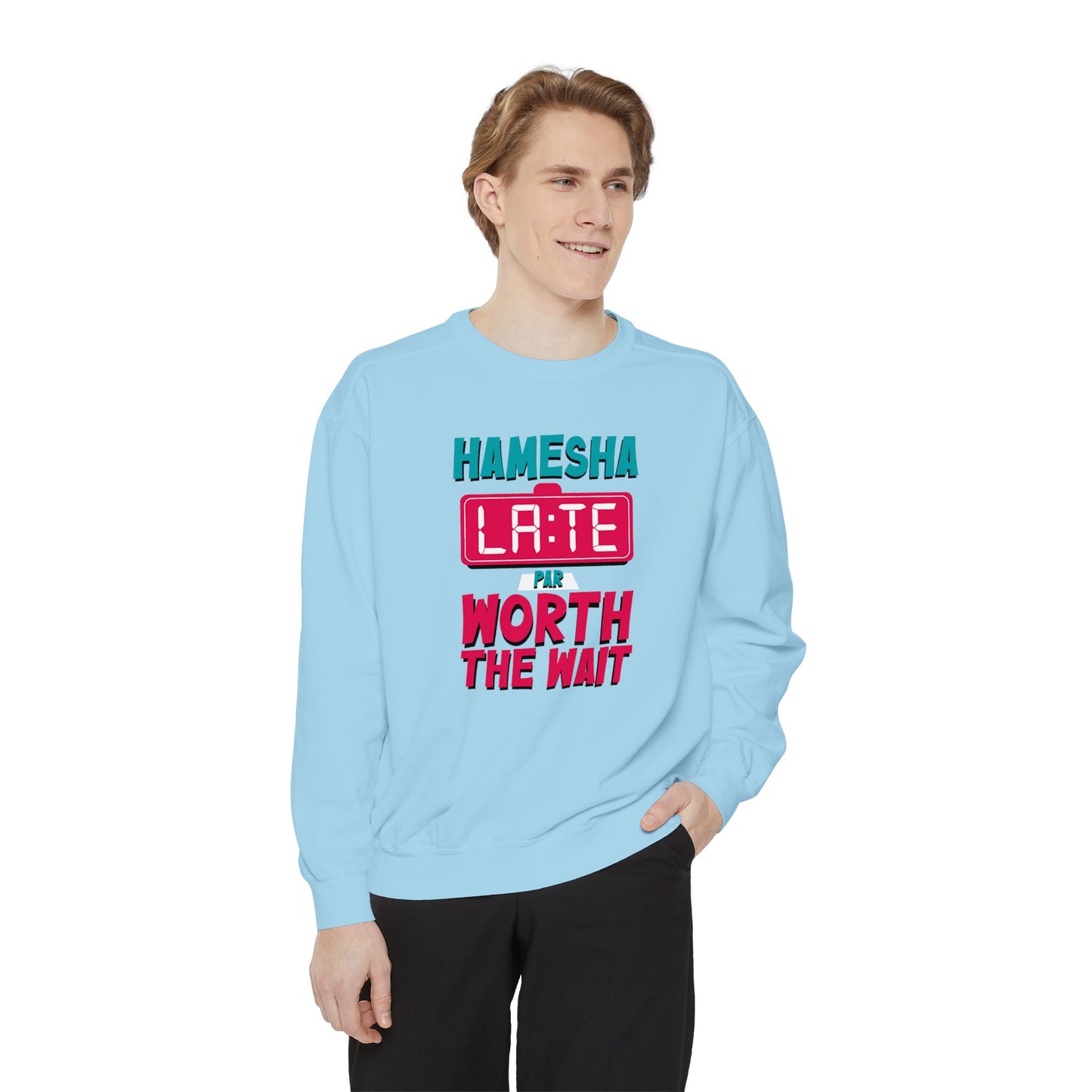 Hamesha Late Garment-Dyed Sweatshirt