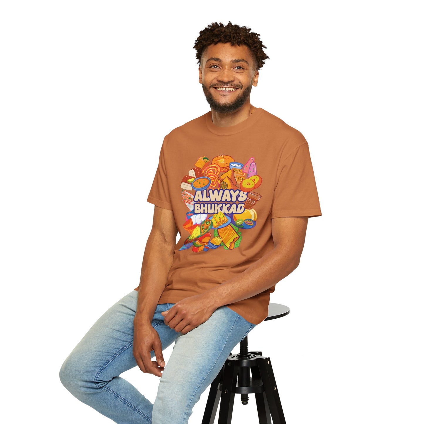 Always Bhukkad unisex graphic tee