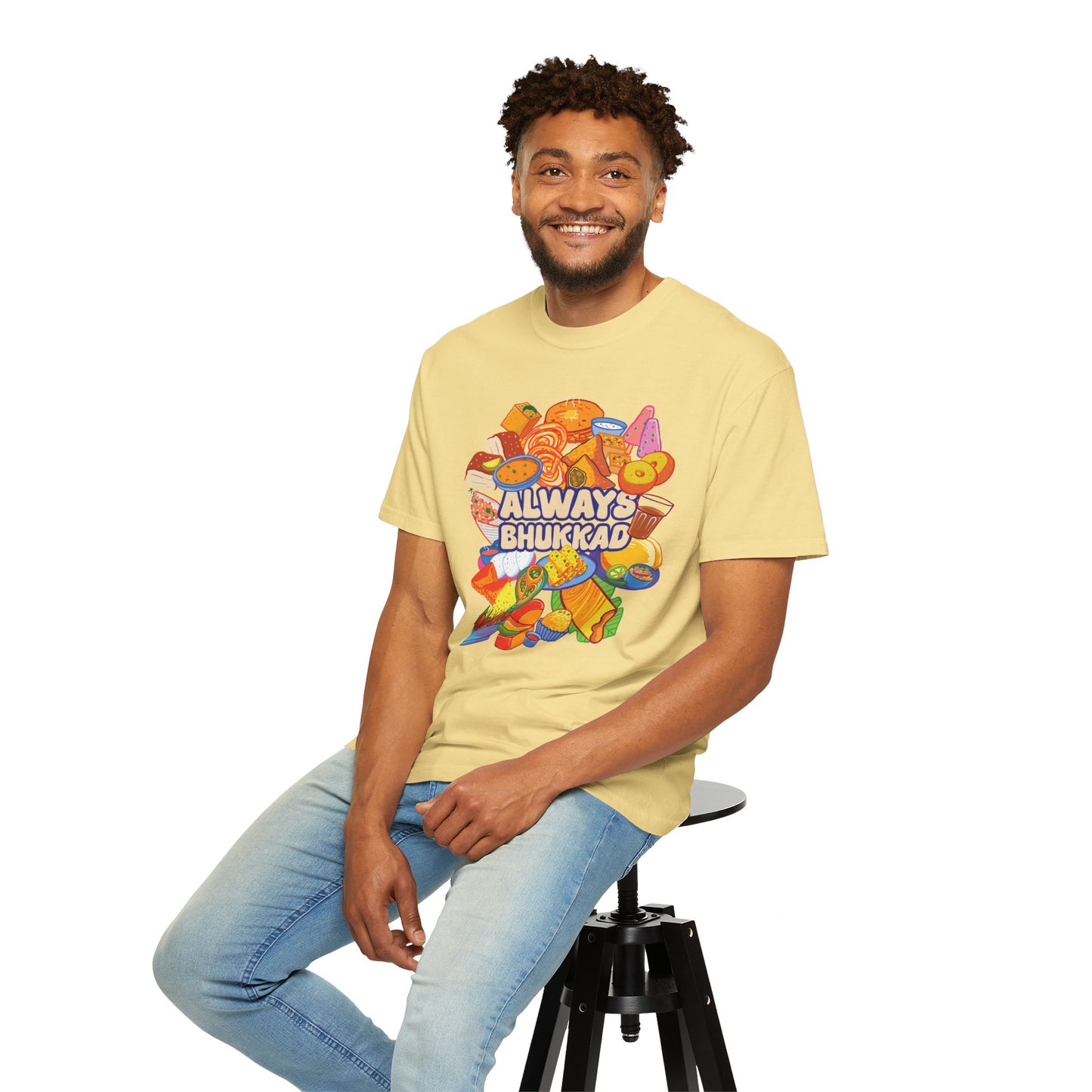 Always Bhukkad unisex graphic tee
