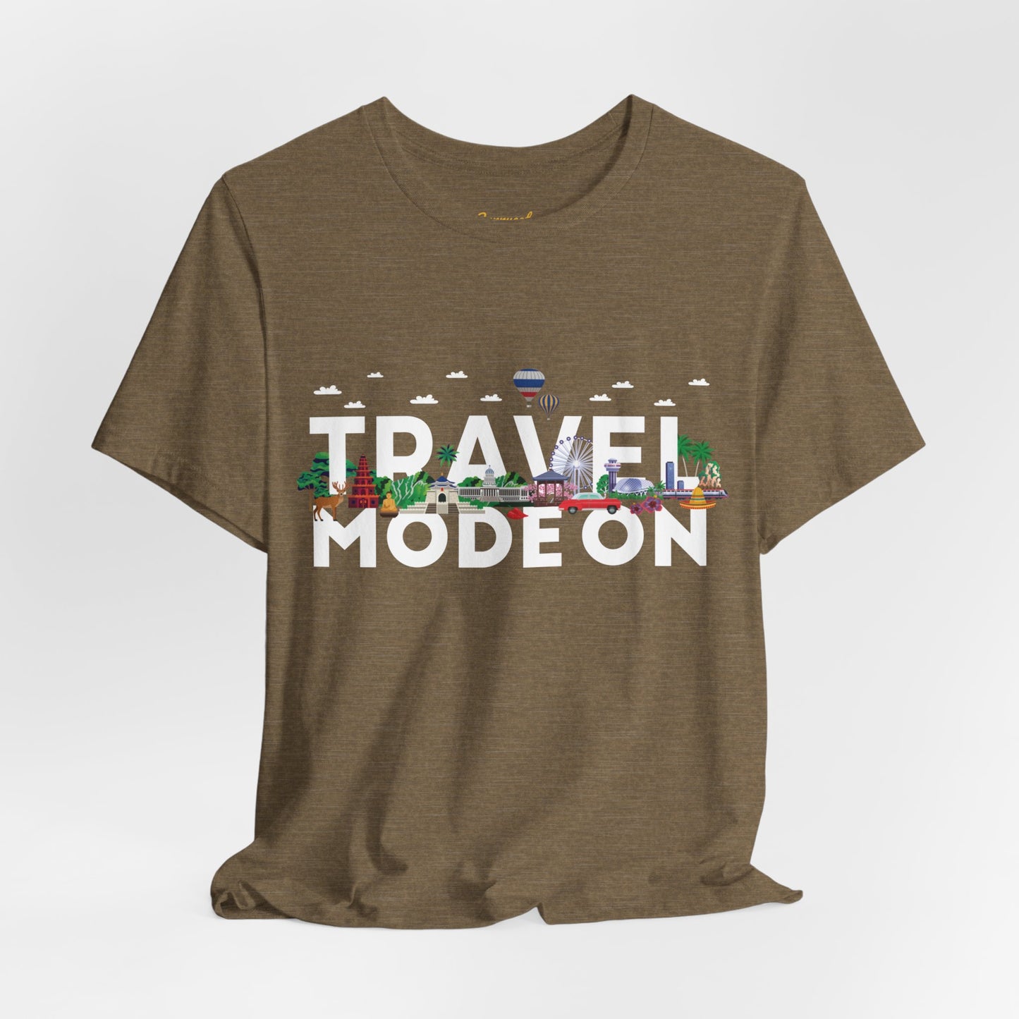 Travel Mode On Graphic T-shirt - Currycature 🇺🇸